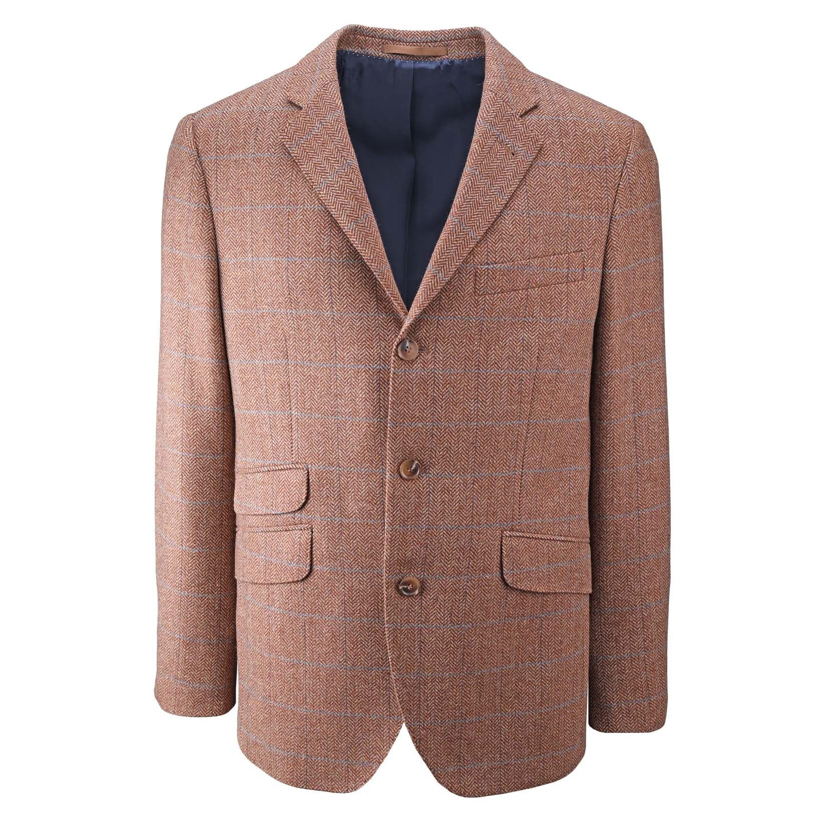 Schurwoll-Jackett mit Überkaro-Sheppard & Jones-Conrad Hasselbach Shoes & Garment