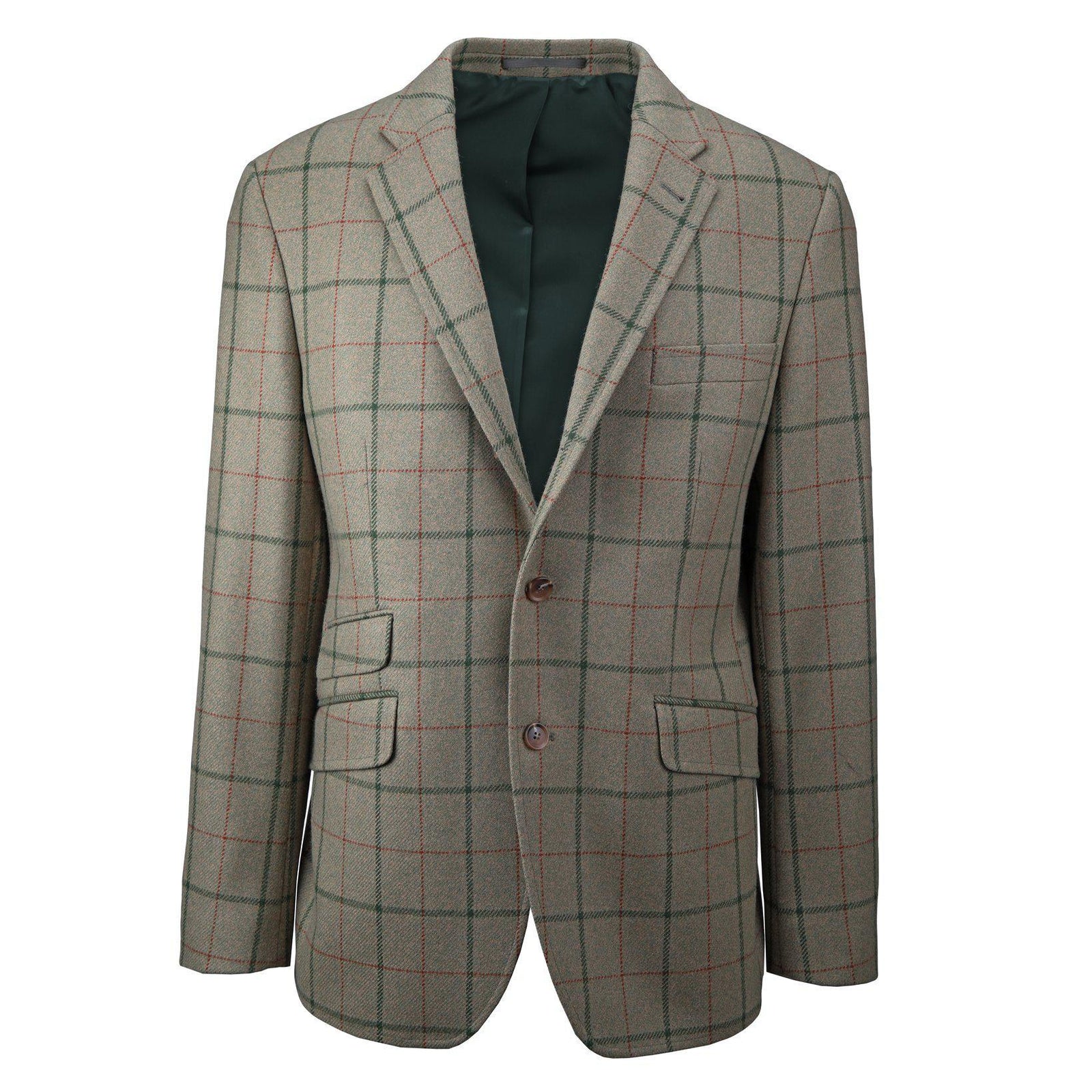 Schurwoll-Jackett mit Überkaro-Sheppard & Jones-Conrad Hasselbach Shoes & Garment