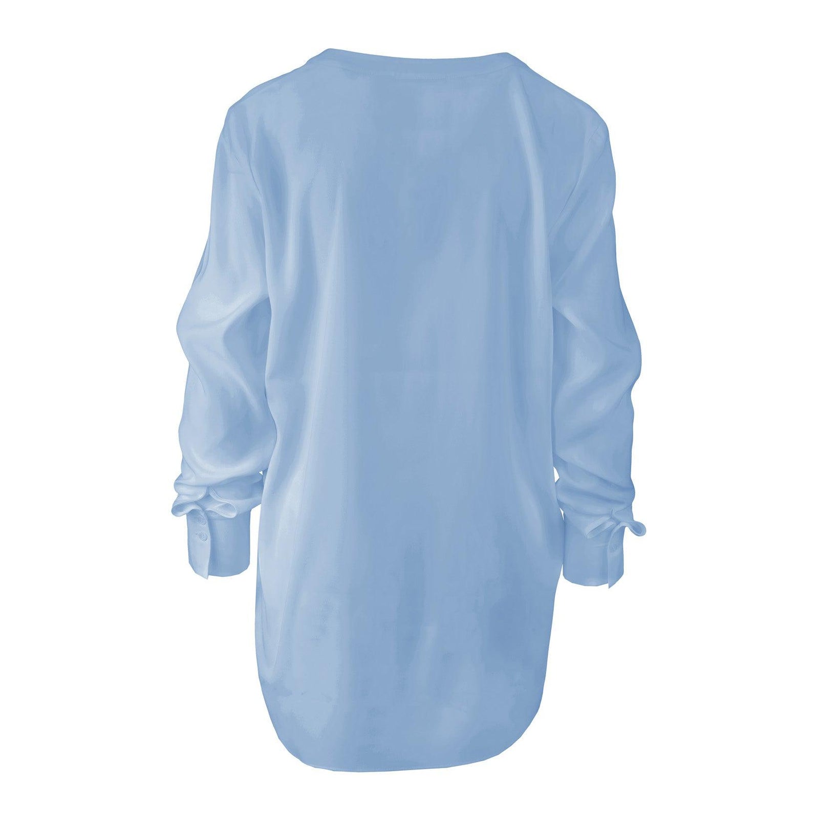 Seidenbluse mit V-Ausschnitt-herzensangelegenheit-Conrad Hasselbach Shoes & Garment