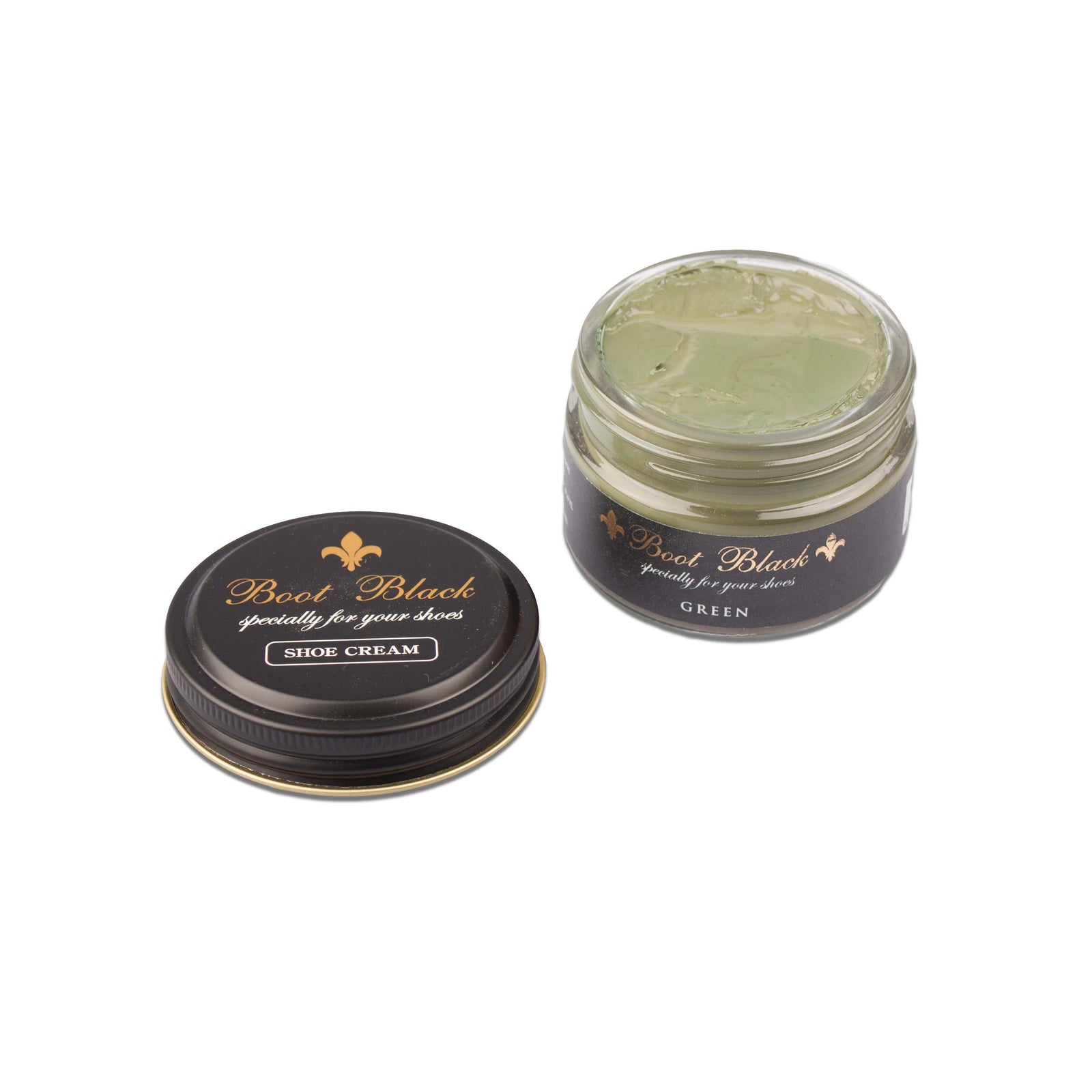 Shoe Cream 55g-Boot Black-Conrad Hasselbach Shoes & Garment