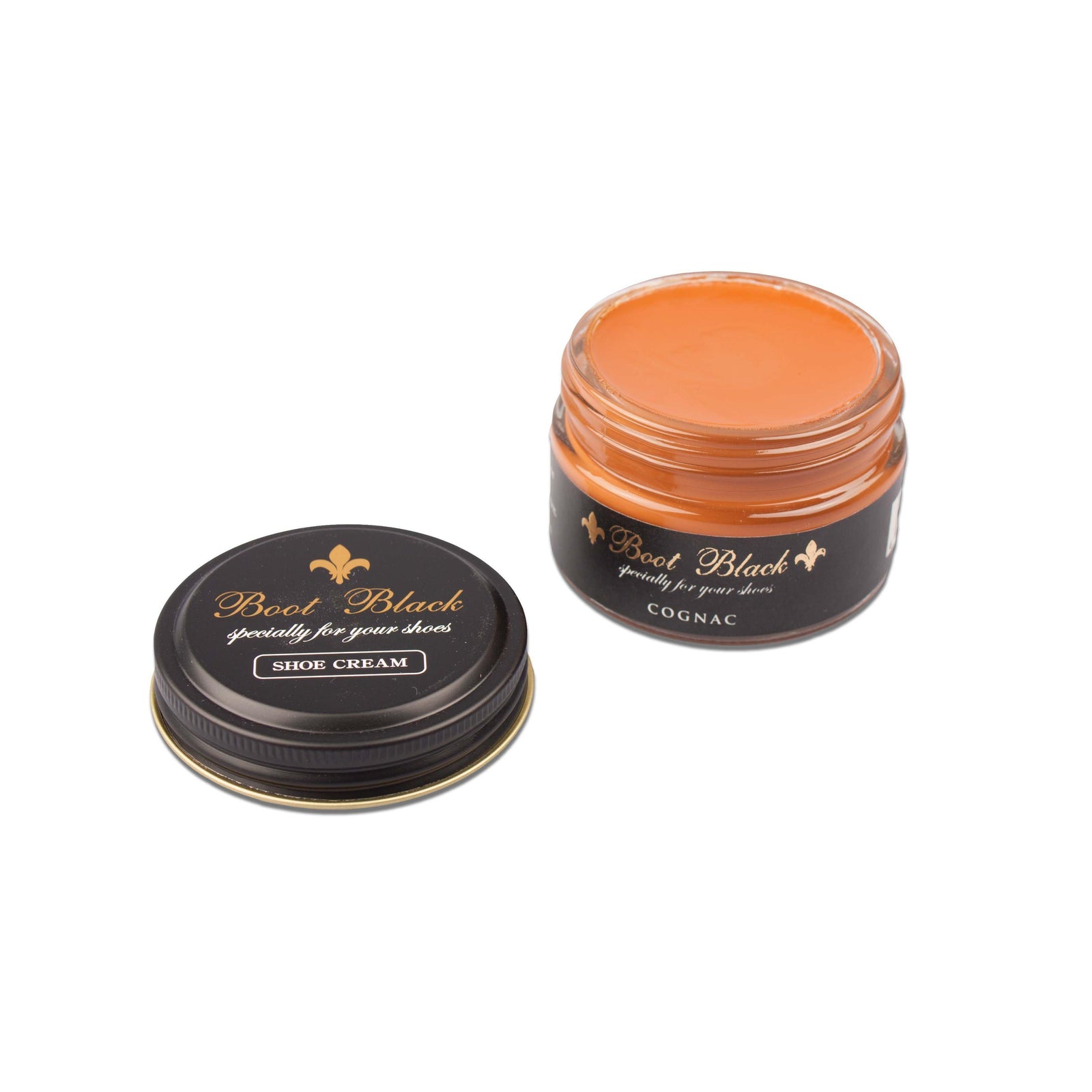 Shoe Cream 55g-Boot Black-Conrad Hasselbach Shoes & Garment