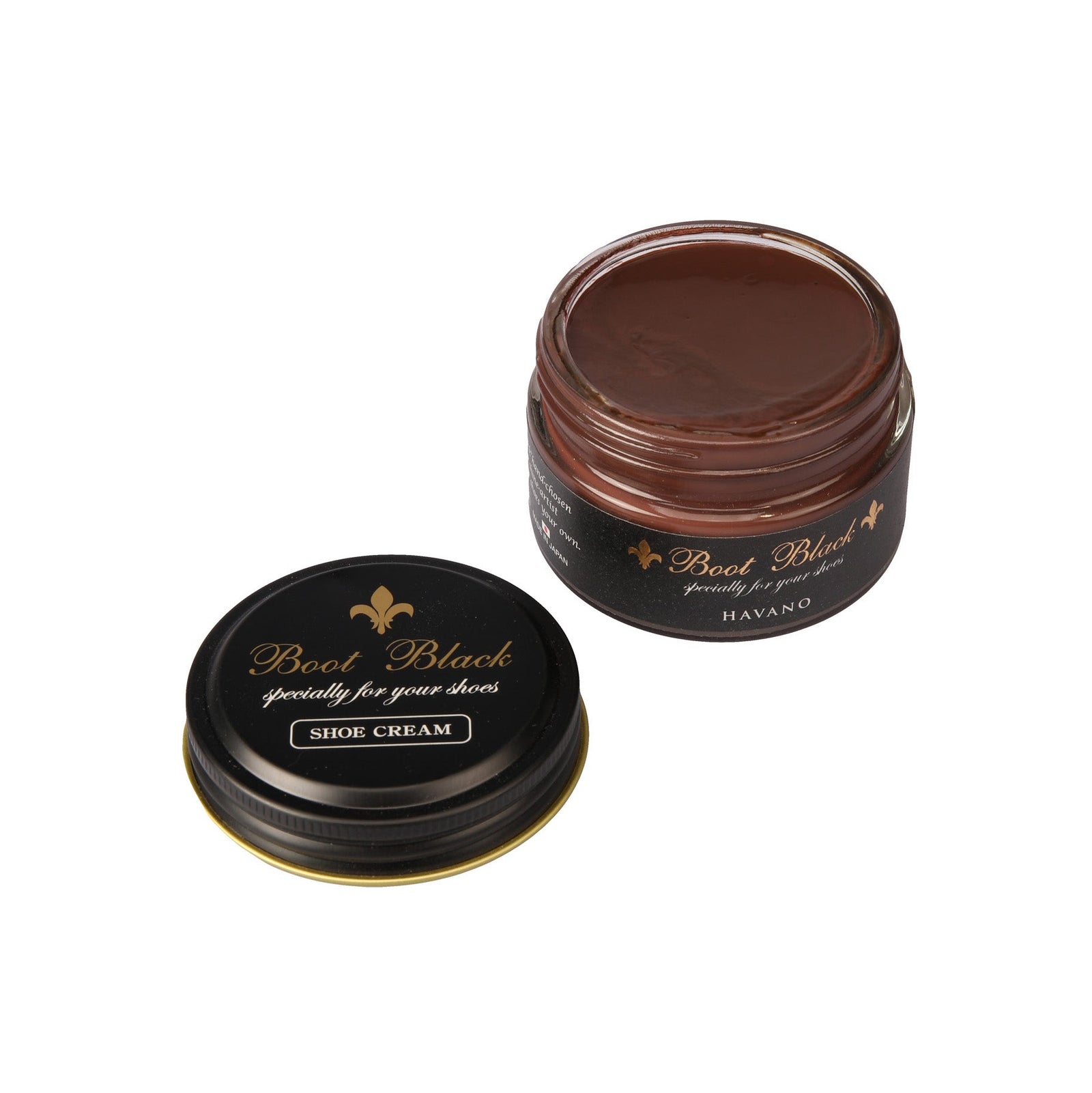 Shoe Cream 55g-Boot Black-Conrad Hasselbach Shoes & Garment