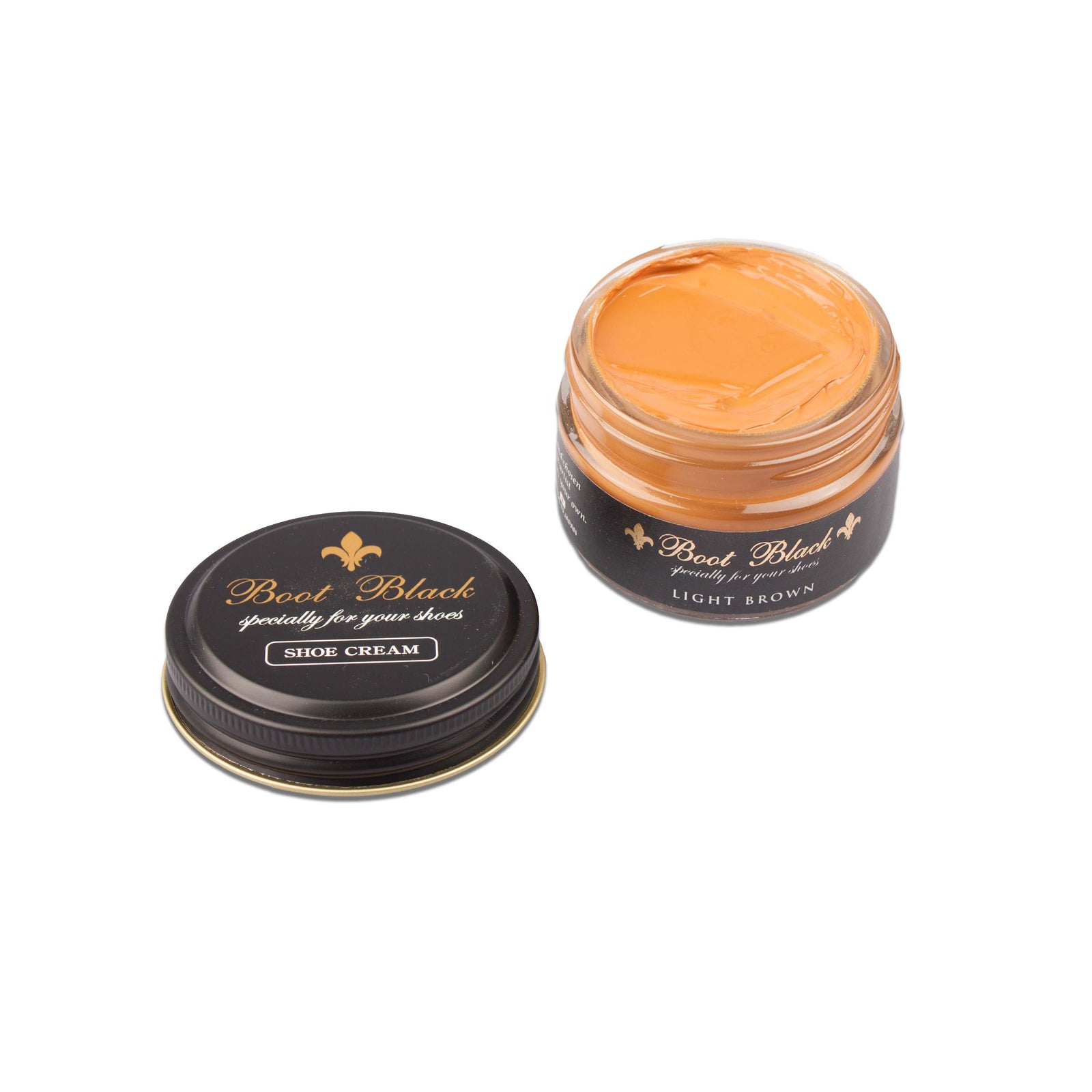 Shoe Cream 55g-Boot Black-Conrad Hasselbach Shoes & Garment