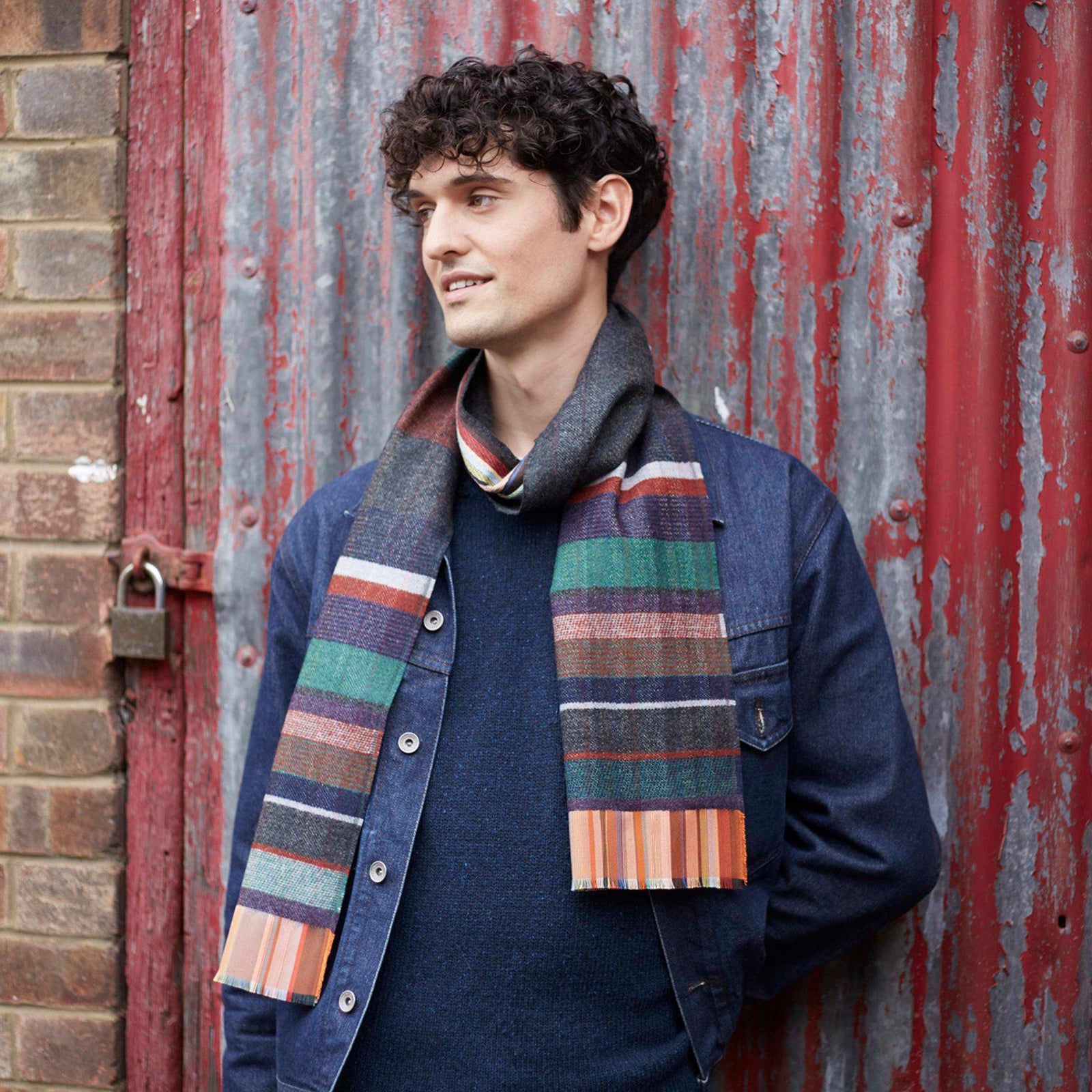 Silk And Lambswool Scarves-Wallace Sewell-Conrad Hasselbach Shoes & Garment