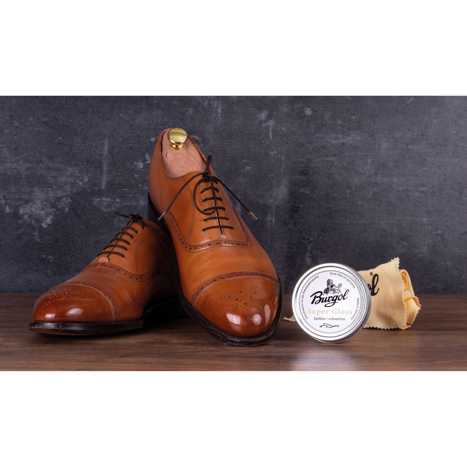 Super Gloss in der Metalldose 75ml-Burgol-Conrad Hasselbach Shoes & Garment