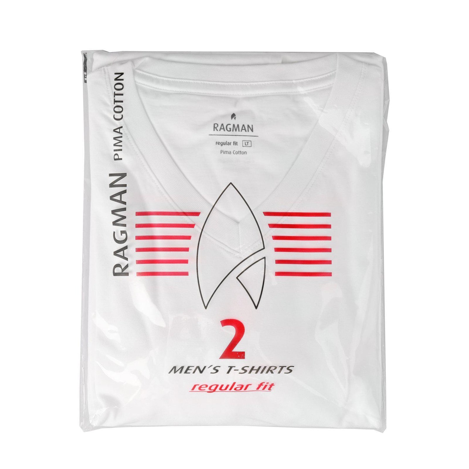 T-Shirts LONG & TALL mit V-Ausschnitt - Doppelpack-Ragman-Conrad Hasselbach Shoes & Garment