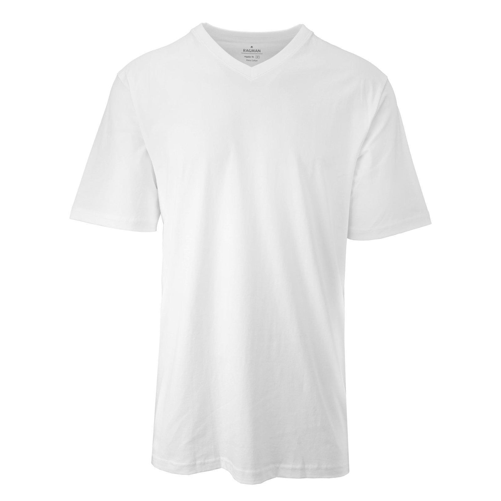 T-Shirts LONG & TALL mit V-Ausschnitt - Doppelpack-Ragman-Conrad Hasselbach Shoes & Garment