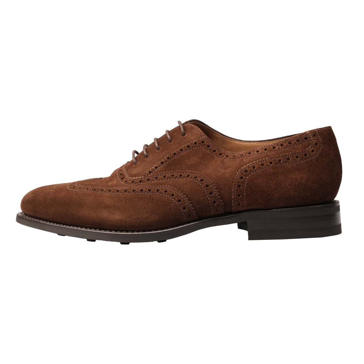 302 Suede Oxford Brogue-Loake-Conrad Hasselbach Shoes &amp; Garment