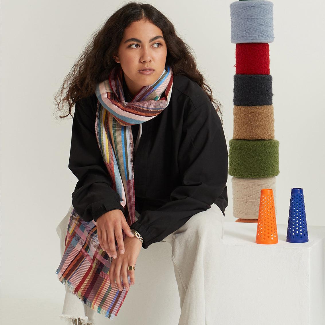 Aldine - pomegranate Schal-Wallace Sewell-Conrad Hasselbach Shoes & Garment