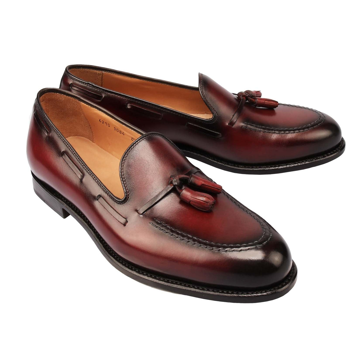 Alentejo Tassel Loafer Oxblood-Carlos Santos-Conrad Hasselbach Shoes & Garment