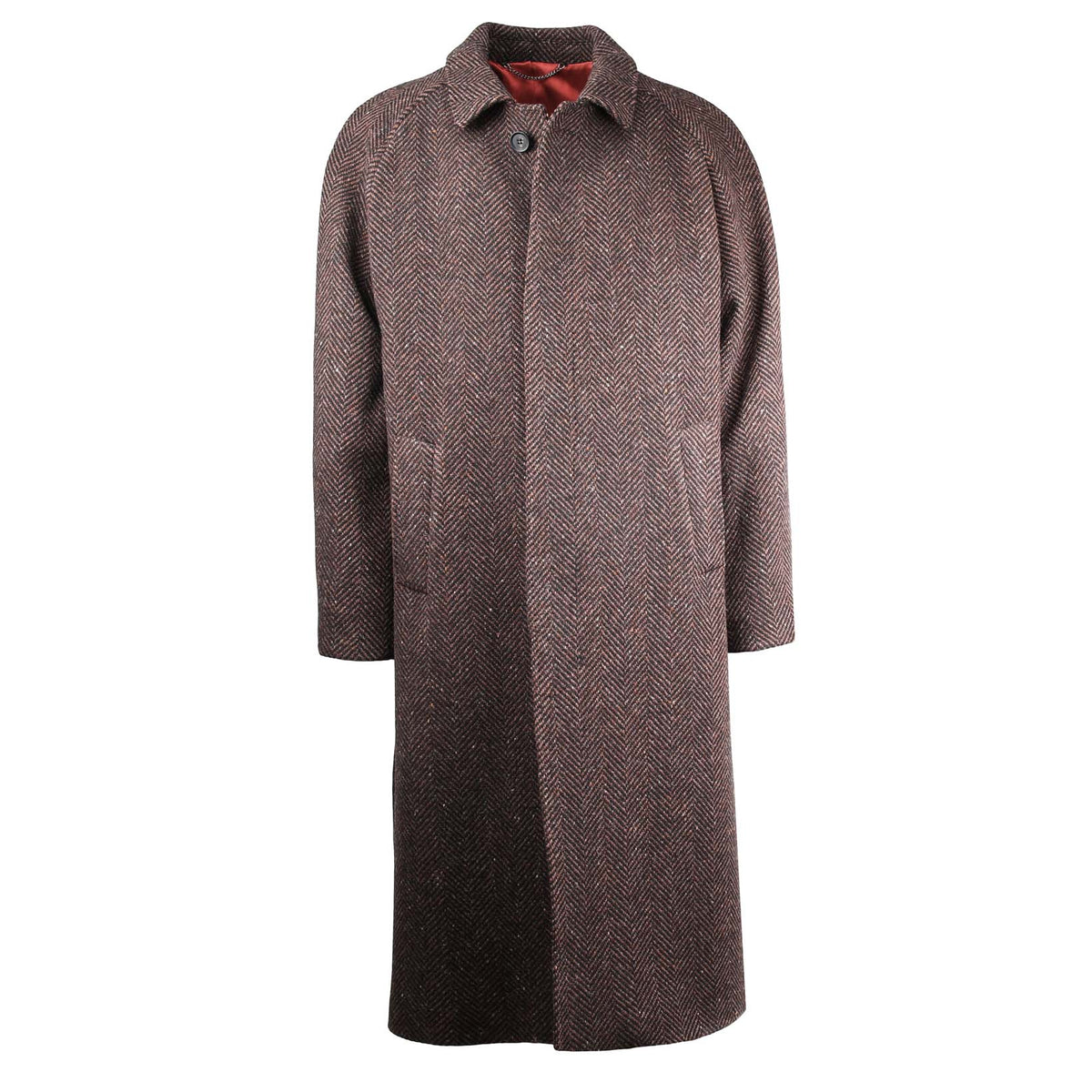 Balmacaan Mantel mit Fischgratmuster-Sheppard &amp; Jones-Conrad Hasselbach Shoes &amp; Garment