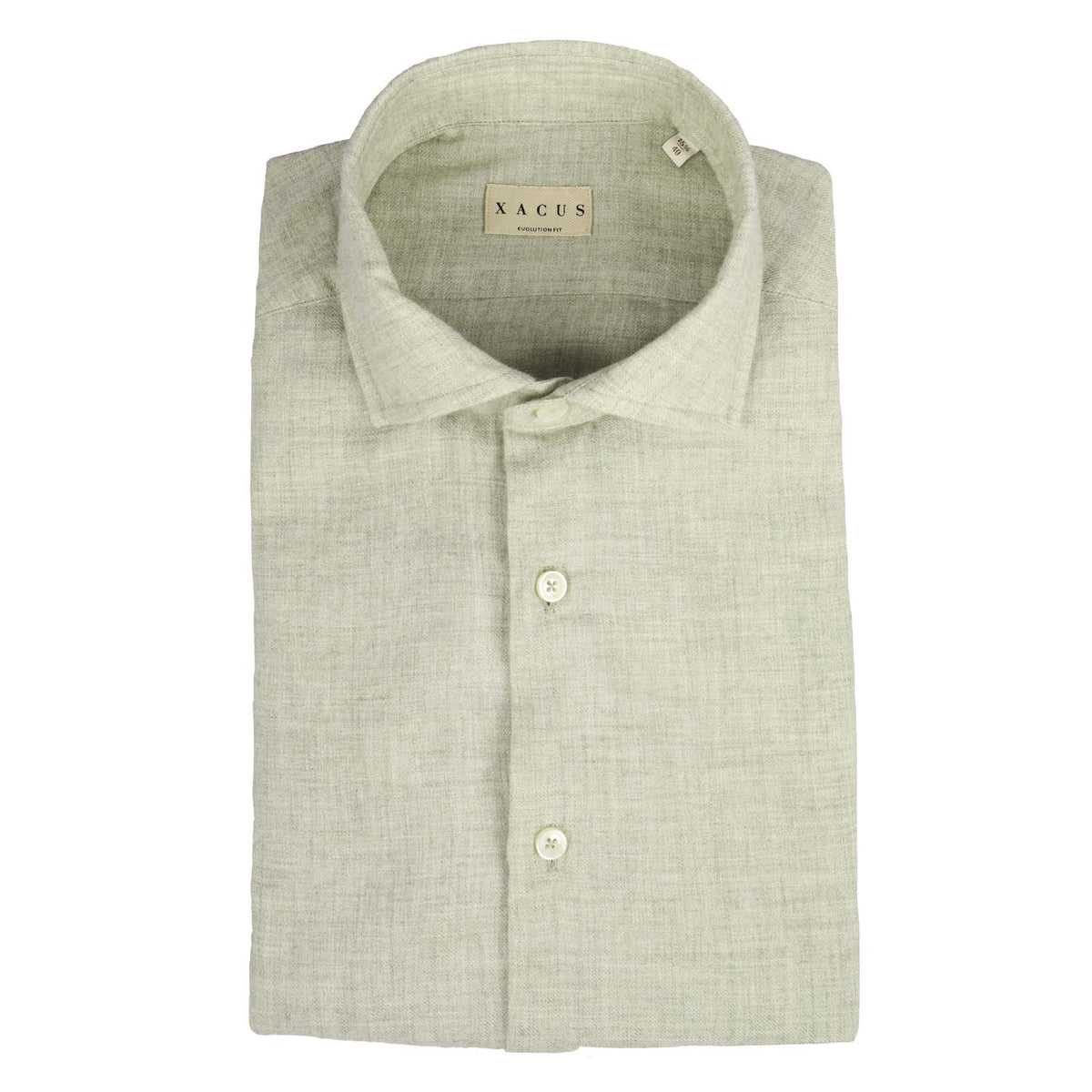 Baumwollhemd mit Wolle-Xacus-Conrad Hasselbach Shoes &amp; Garment