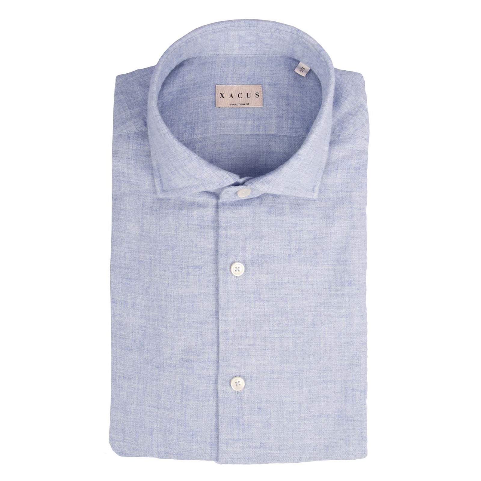 Baumwollhemd mit Wolle-Xacus-Conrad Hasselbach Shoes & Garment
