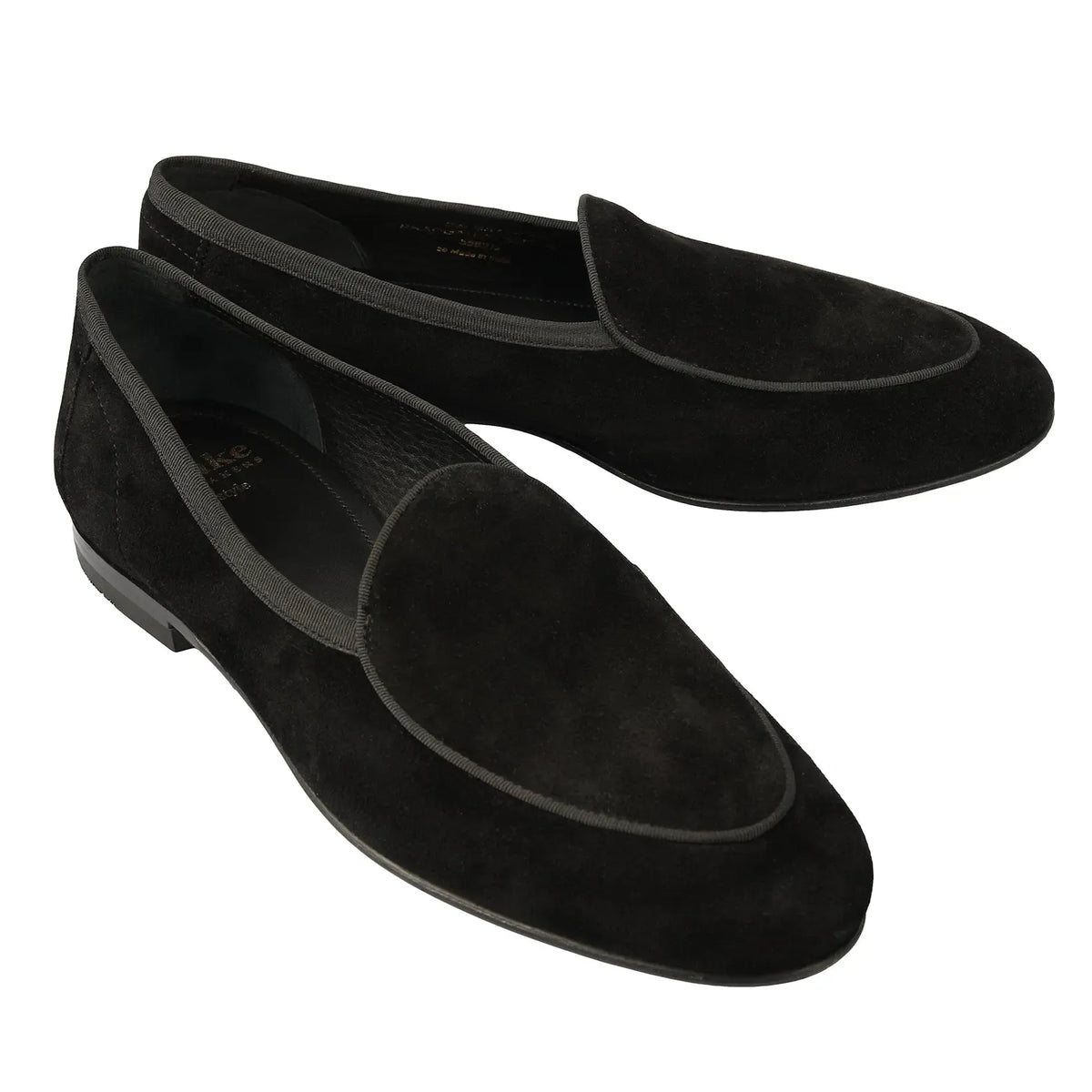 Belgrave Black Suede-Loake-Conrad Hasselbach Shoes & Garment