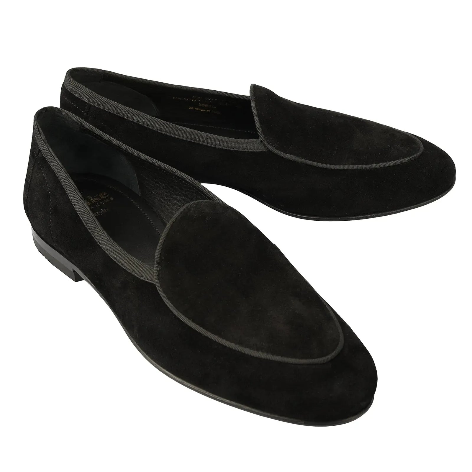 Belgrave Black Suede-Loake-Conrad Hasselbach Shoes & Garment