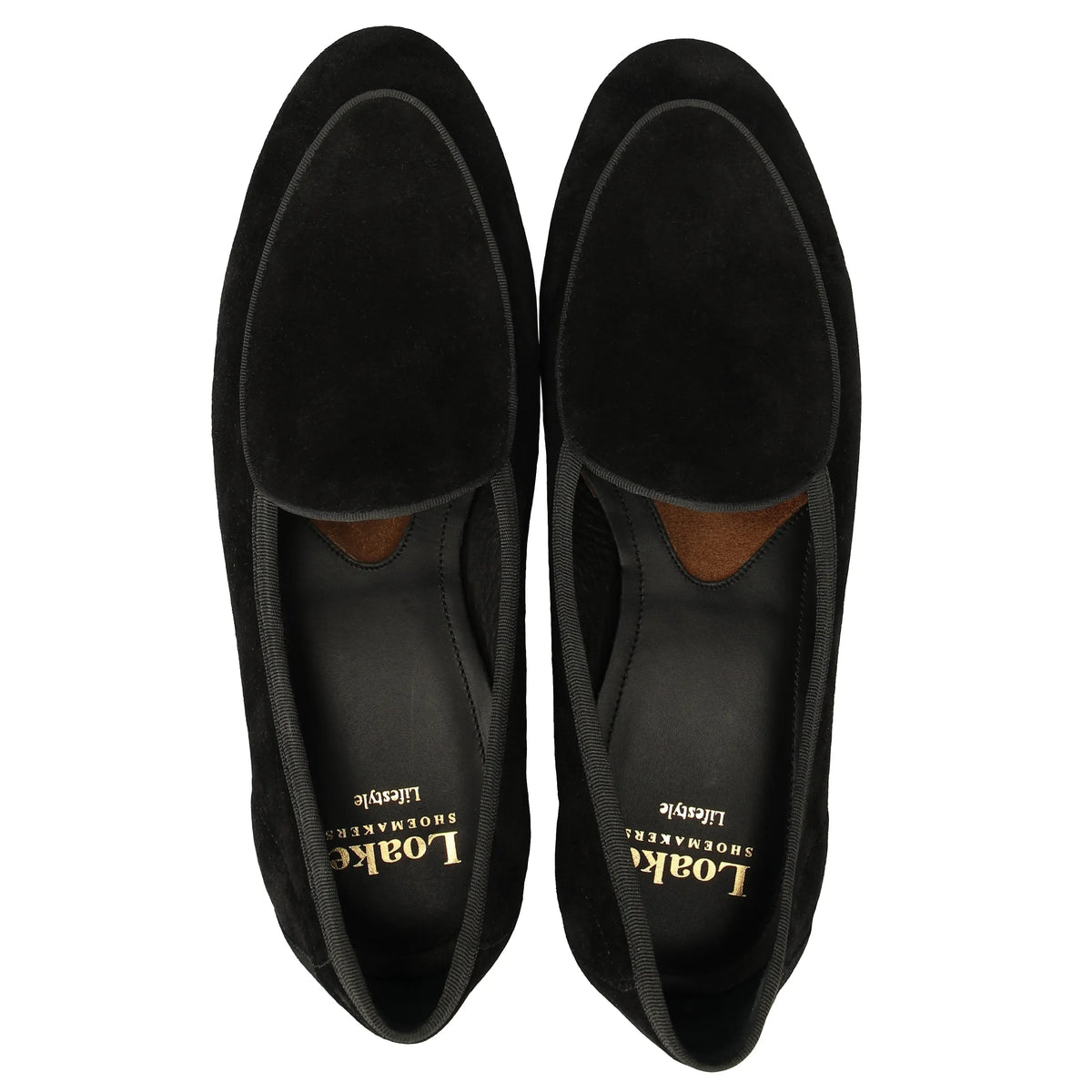 Belgrave Black Suede-Loake-Conrad Hasselbach Shoes & Garment