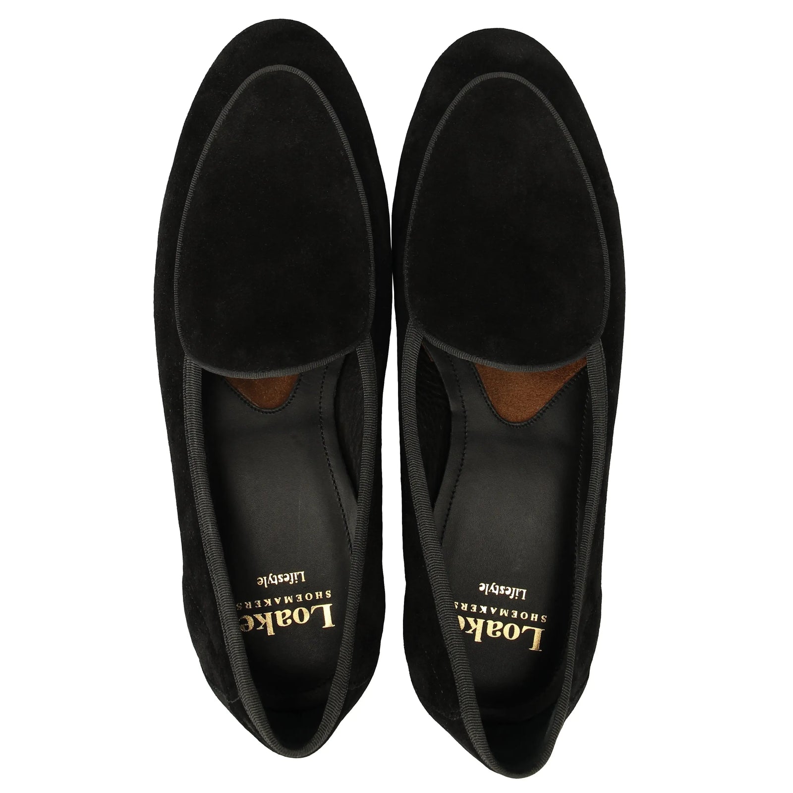 Belgrave Black Suede-Loake-Conrad Hasselbach Shoes & Garment