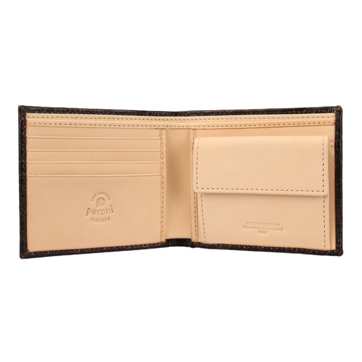 Bi-Fold Wallet mit Kroko-Print-Peroni-Conrad Hasselbach Shoes & Garment