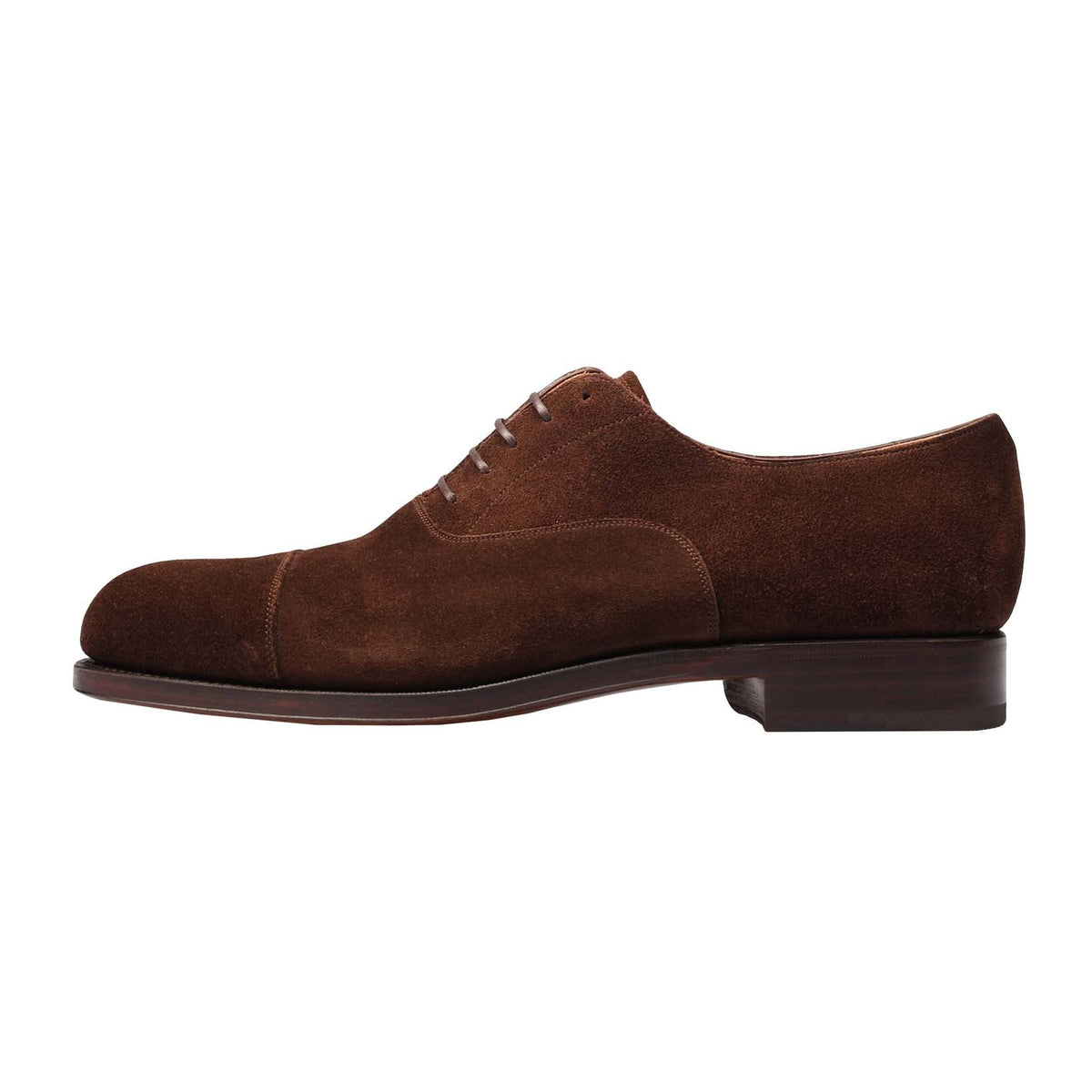 Cap Toe Oxfords Suede-Carmina-Conrad Hasselbach Shoes &amp; Garment