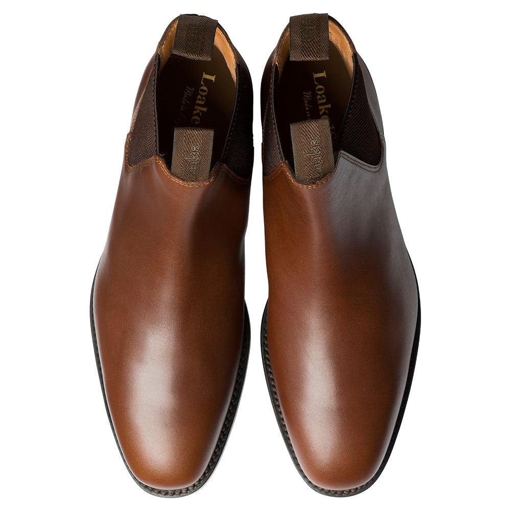 Chatsworth Waxy Chelsea Boot - Rubber Sole-Loake-Conrad Hasselbach Shoes & Garment