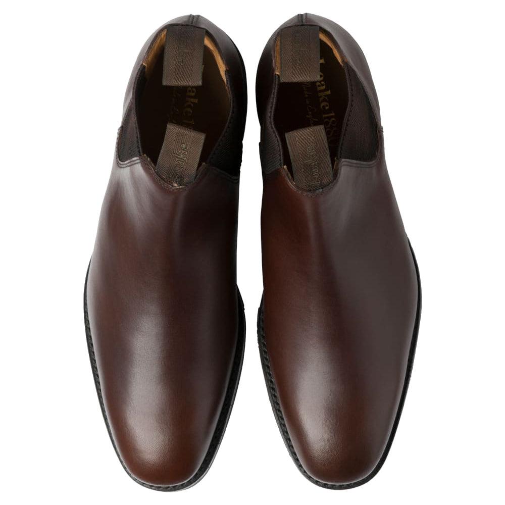 Chatsworth Waxy Chelsea Boot - Rubber Sole-Loake-Conrad Hasselbach Shoes & Garment