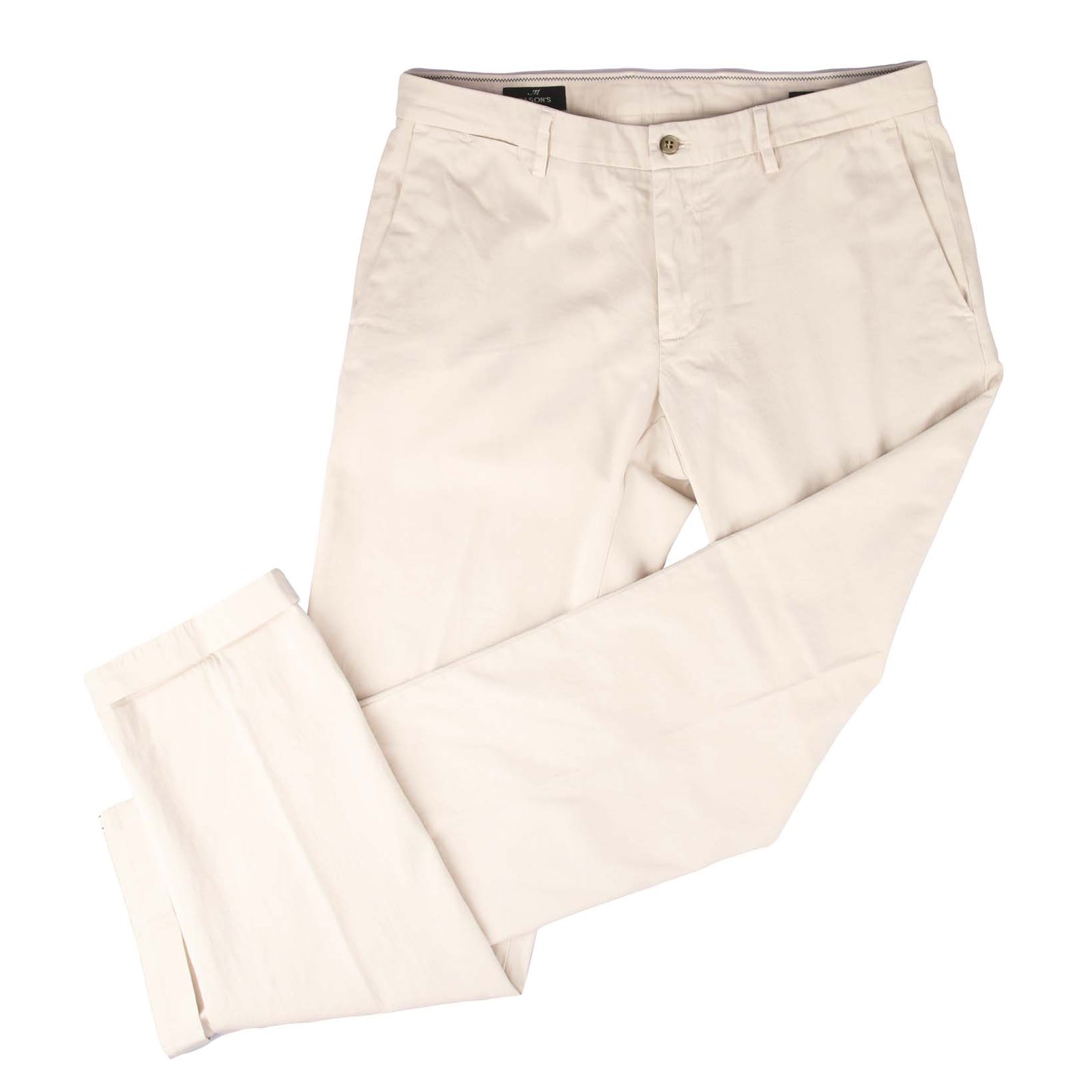 Chino-Hose Herren Stretch-Satin New York-Mason's-Conrad Hasselbach Shoes & Garment