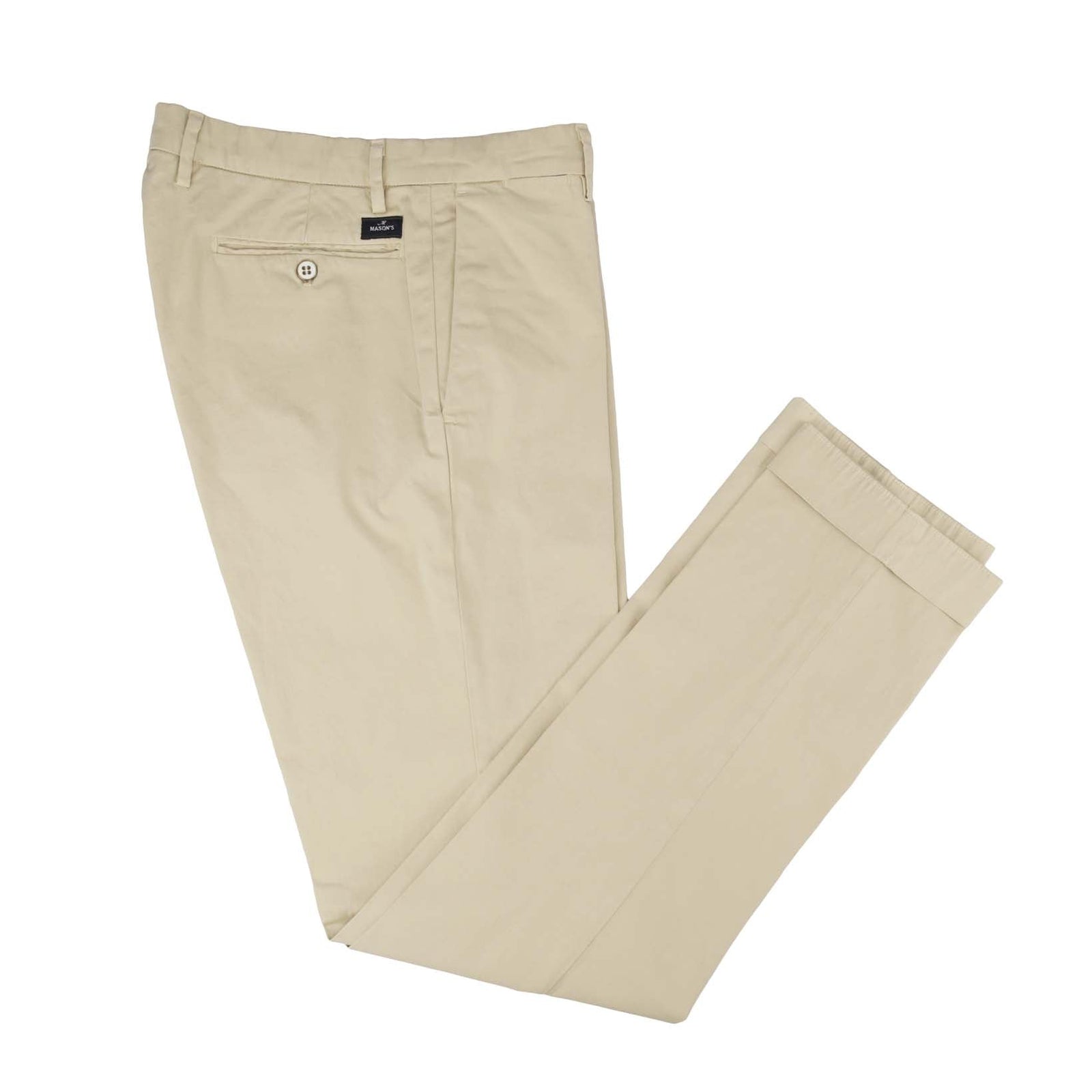 Chino-Hose für Herren aus Stretch-Satin regulär New York-Mason's-Conrad Hasselbach Shoes & Garment