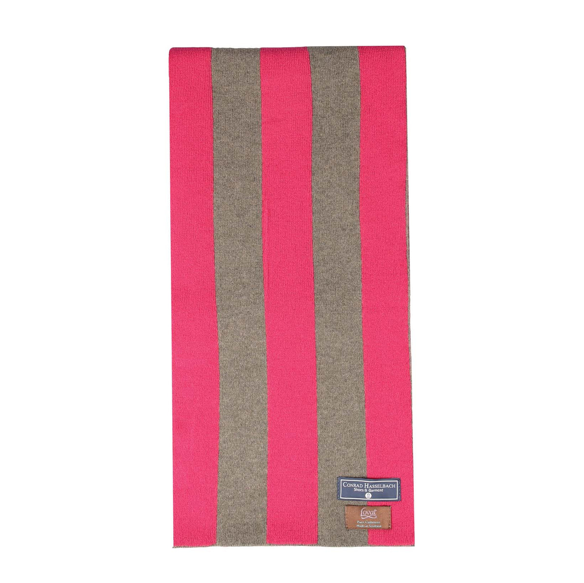 College Stripe Cashmere Scarf-Conrad Hasselbach-Conrad Hasselbach Shoes & Garment