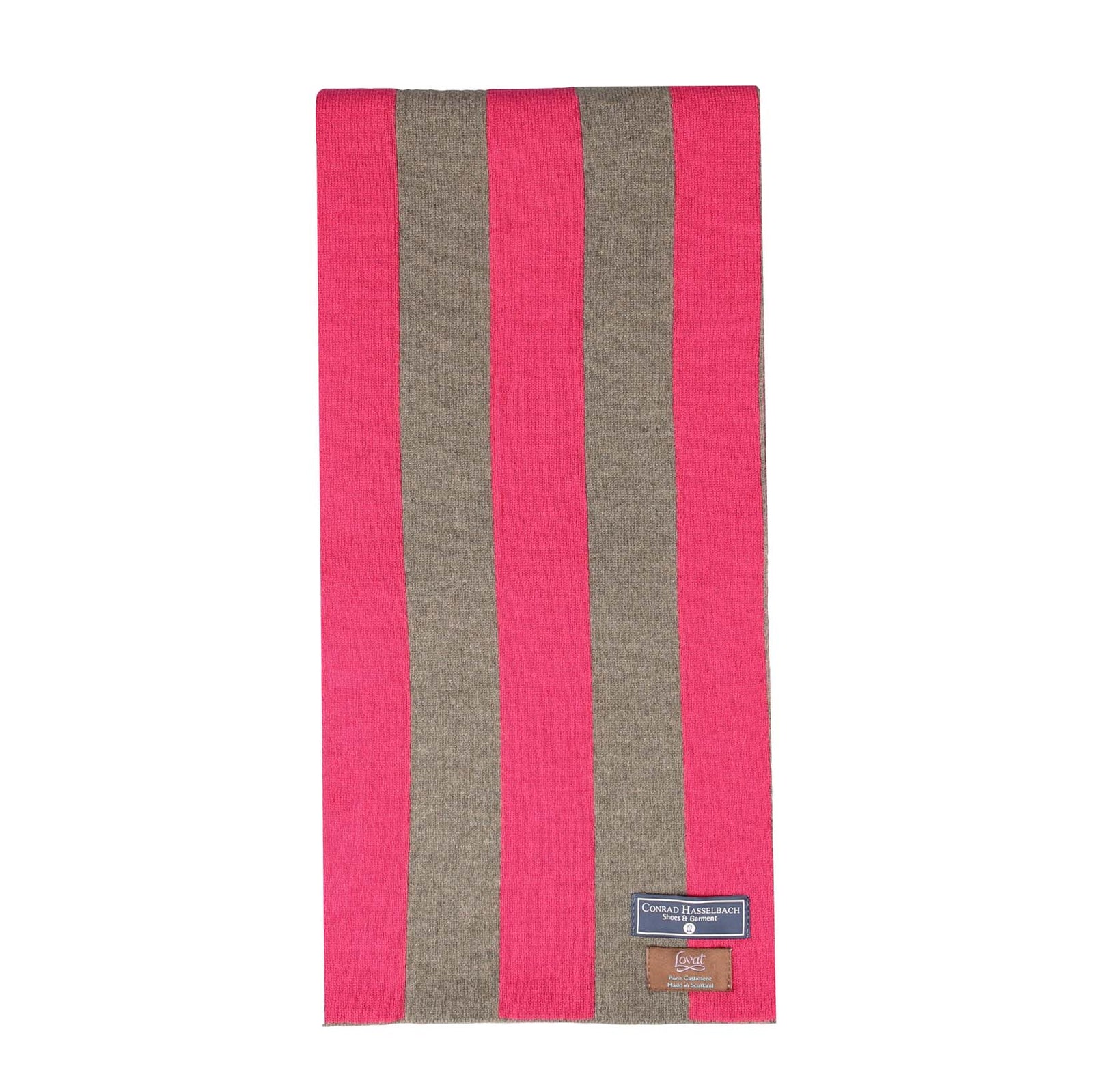 College Stripe Cashmere Scarf-Conrad Hasselbach-Conrad Hasselbach Shoes & Garment