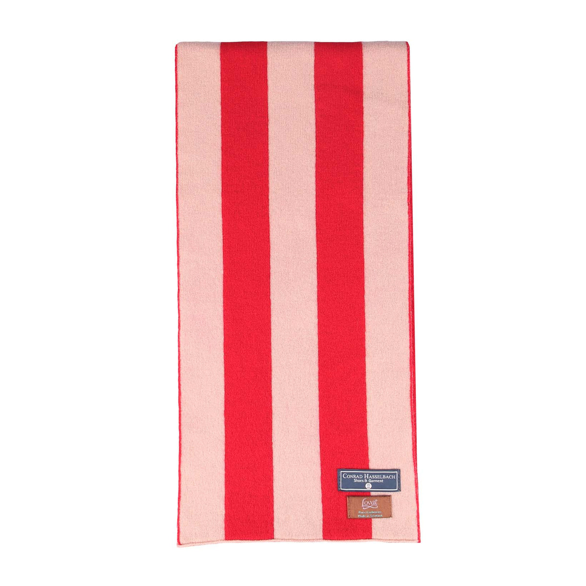 College Stripe Cashmere Scarf-Conrad Hasselbach-Conrad Hasselbach Shoes & Garment