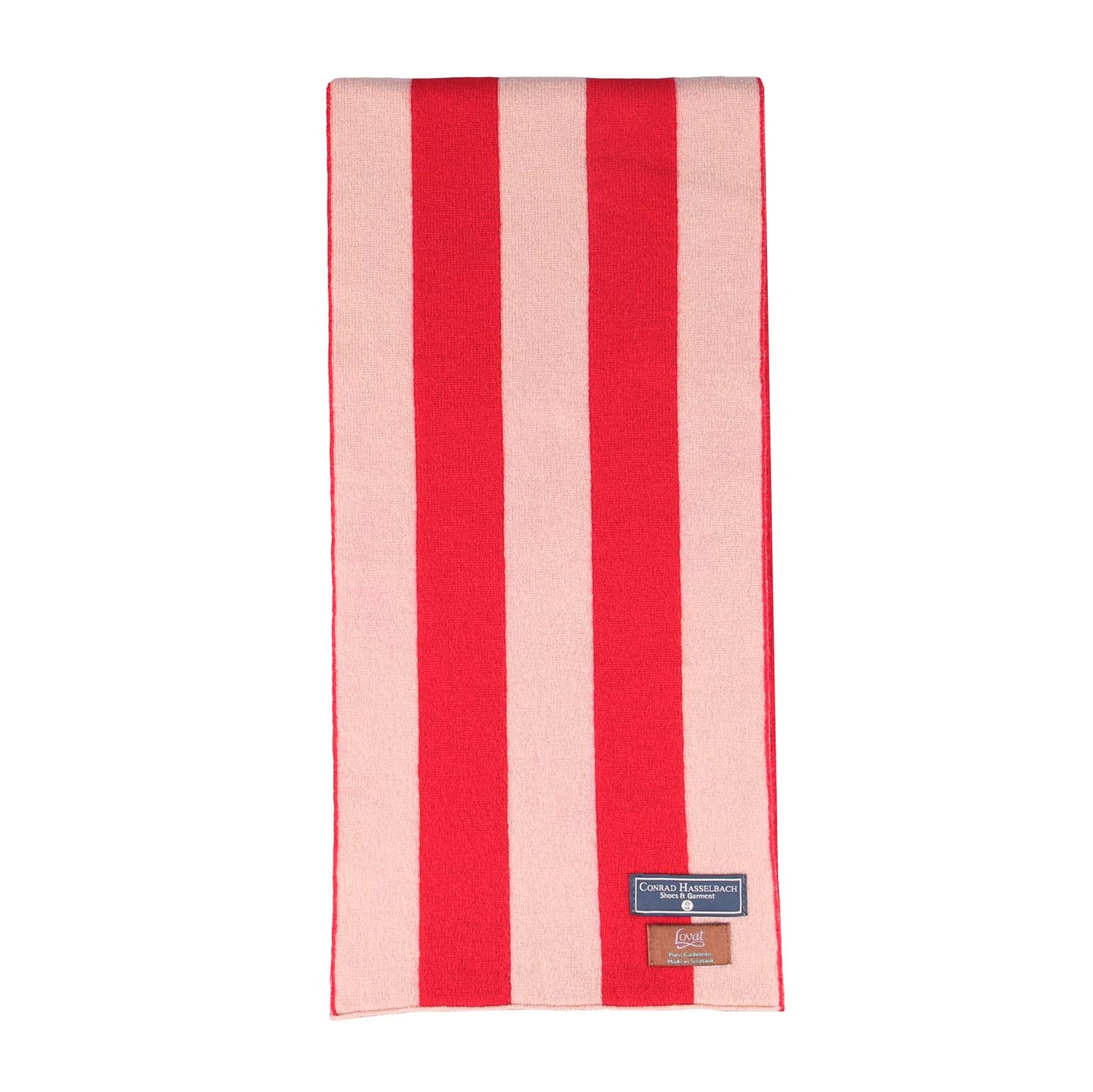 College Stripe Cashmere Scarf-Conrad Hasselbach-Conrad Hasselbach Shoes & Garment