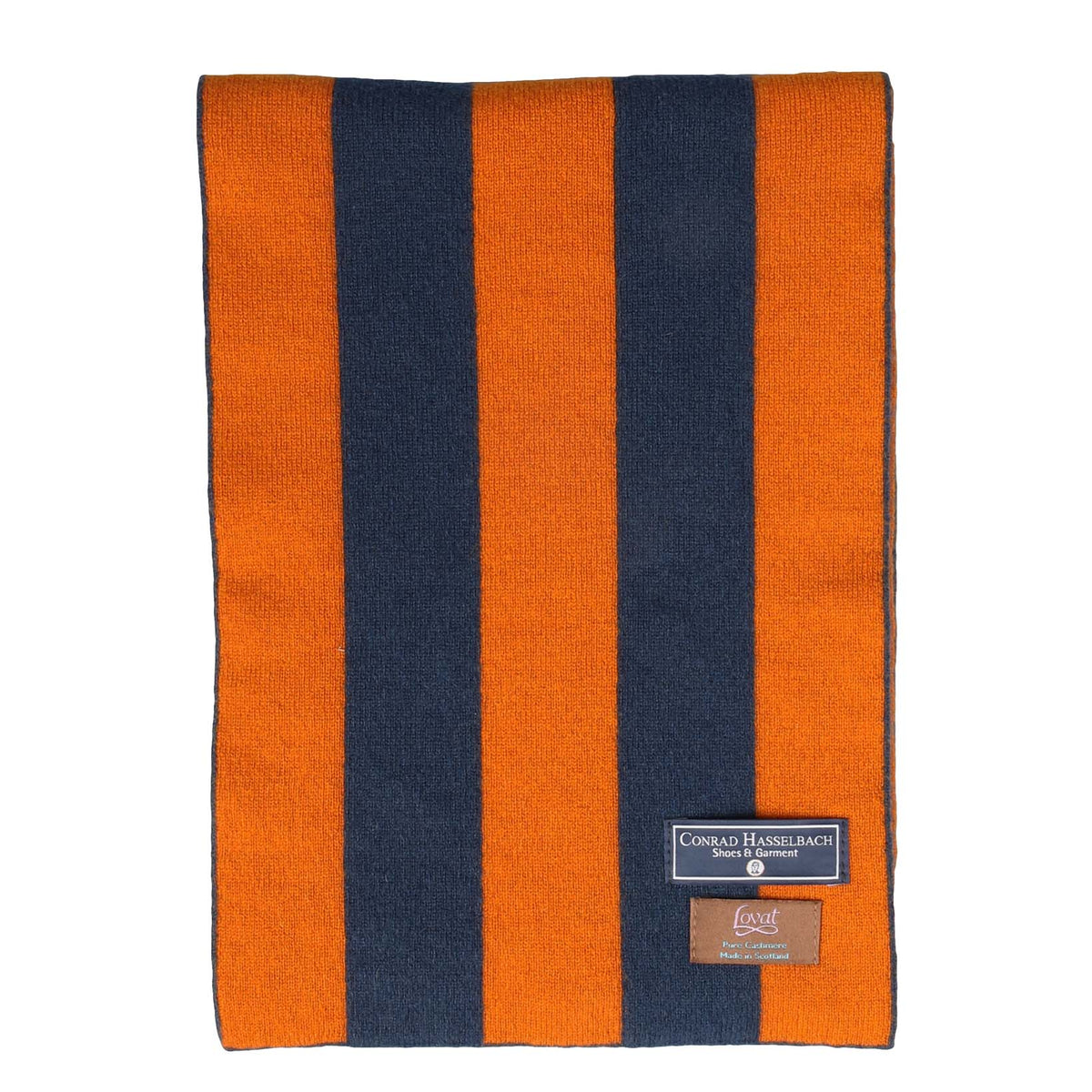 College Stripe Cashmere Scarf-Conrad Hasselbach-Conrad Hasselbach Shoes & Garment