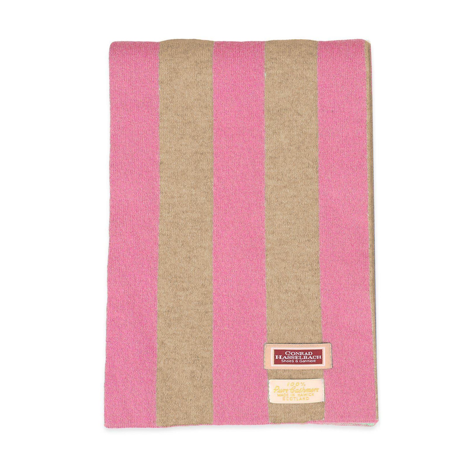 College Stripe Cashmere Scarf-Conrad Hasselbach-Conrad Hasselbach Shoes & Garment