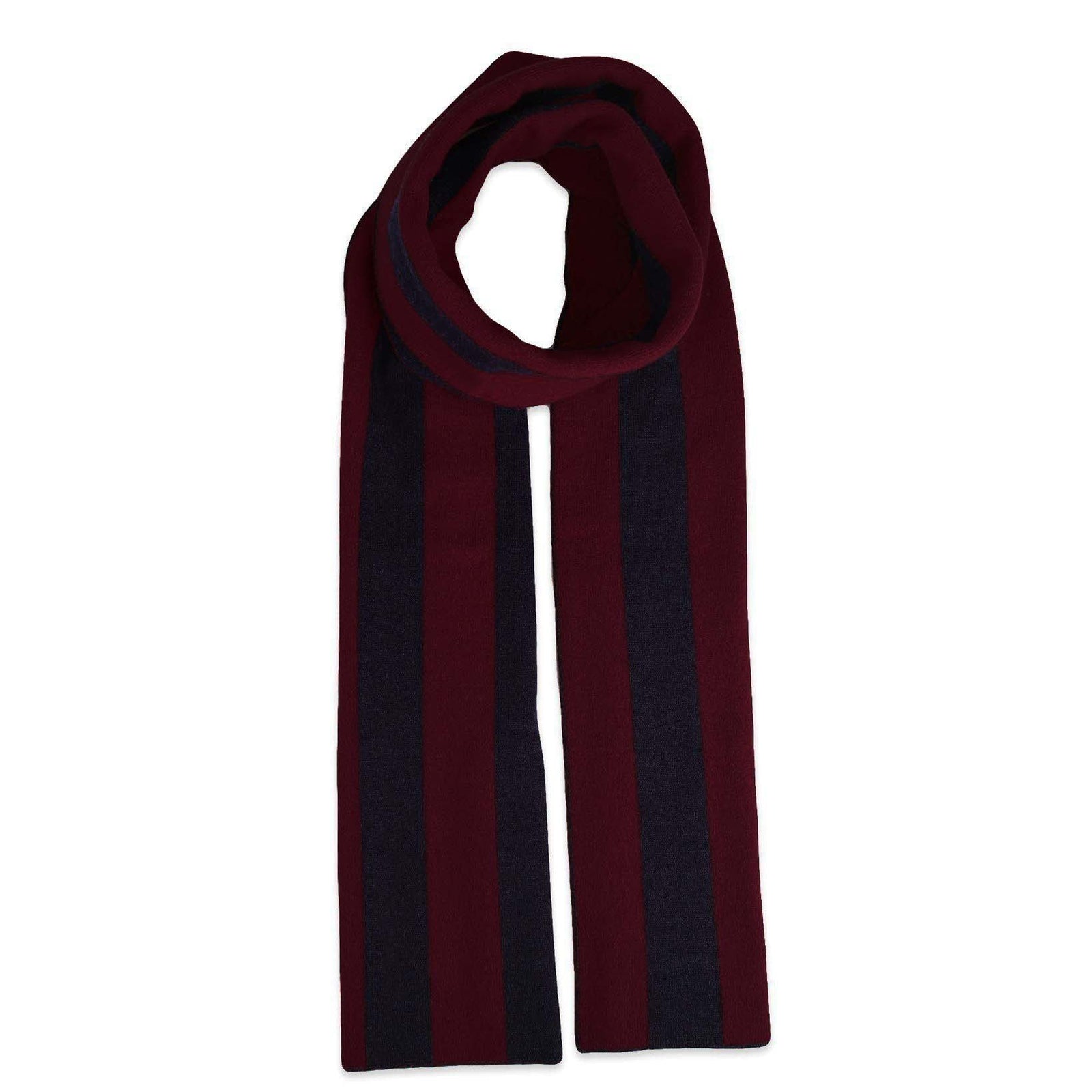 College Stripe Cashmere Scarf-Conrad Hasselbach-Conrad Hasselbach Shoes & Garment
