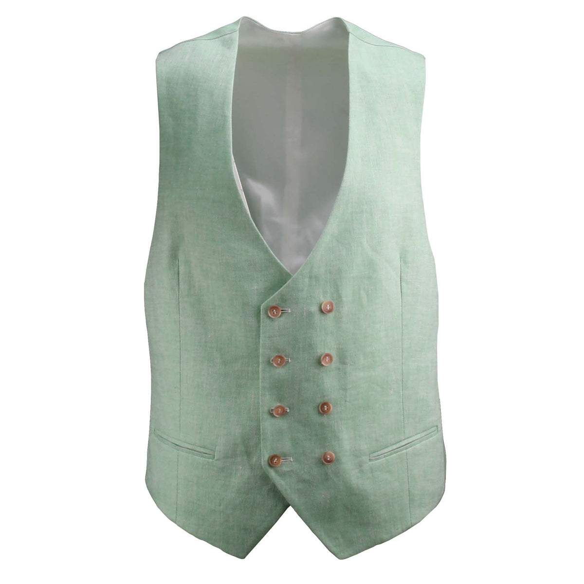 Cutaway-Weste Leinen Zweireiher-Sheppard &amp; Jones-Conrad Hasselbach Shoes &amp; Garment