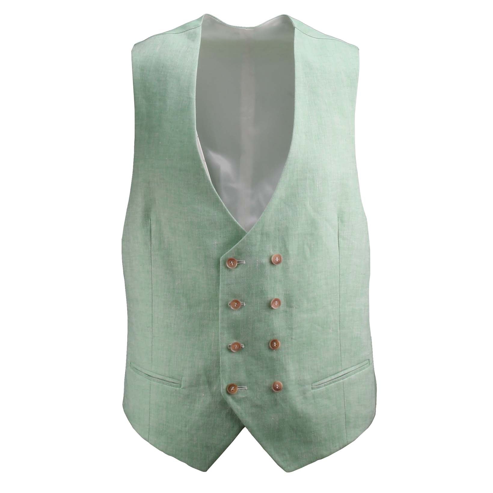 Cutaway-Weste Leinen Zweireiher-Sheppard & Jones-Conrad Hasselbach Shoes & Garment
