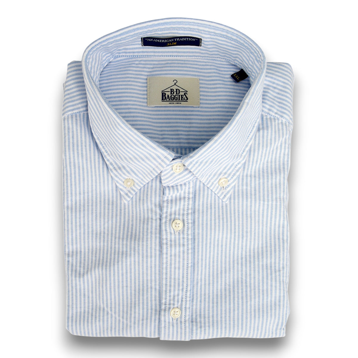 Dexter Oxford Hemd Gestreift mit Button-Down Kragen-B.D. Baggies-Conrad Hasselbach Shoes &amp; Garment