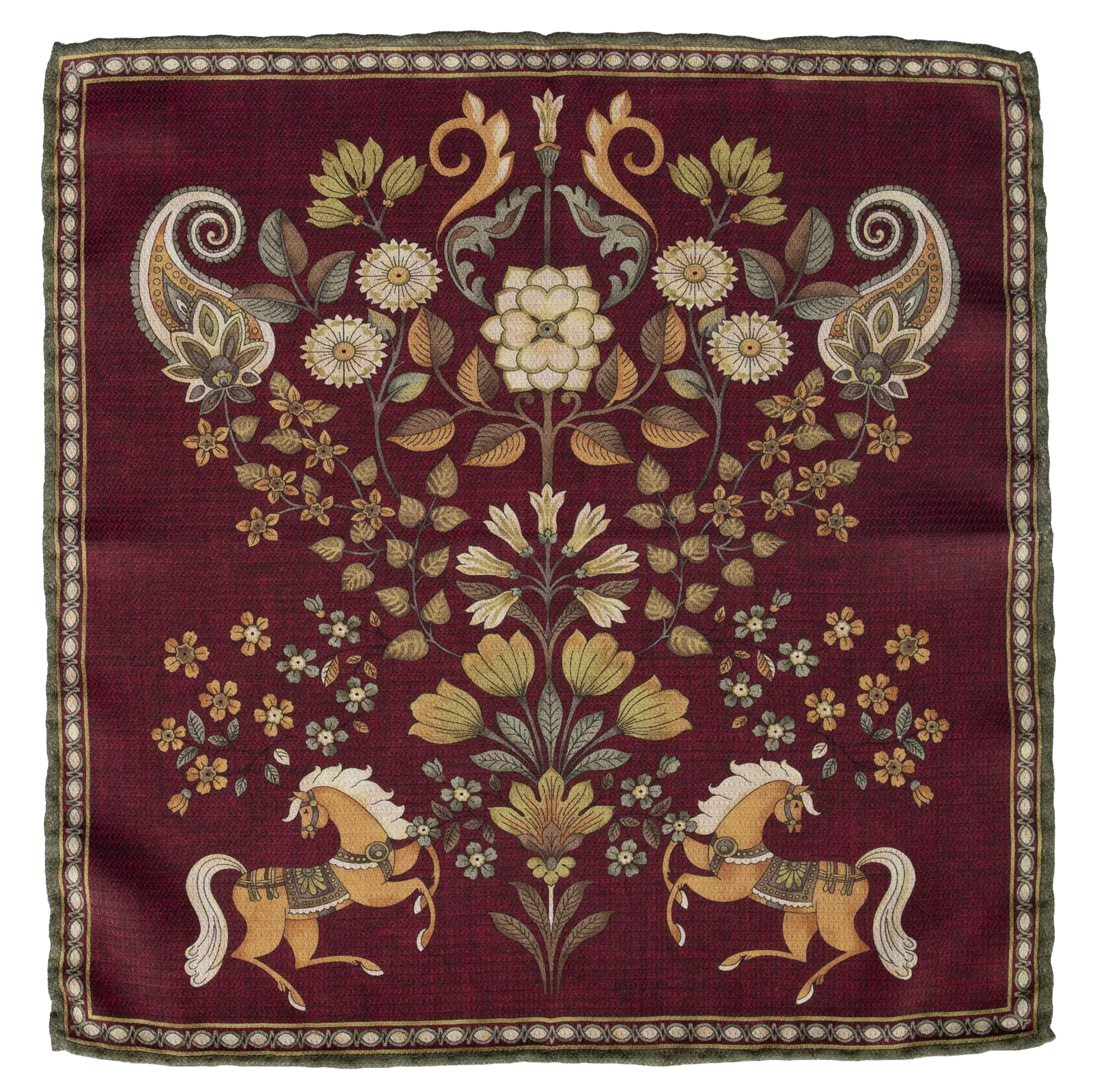 Pocket Square: Horses