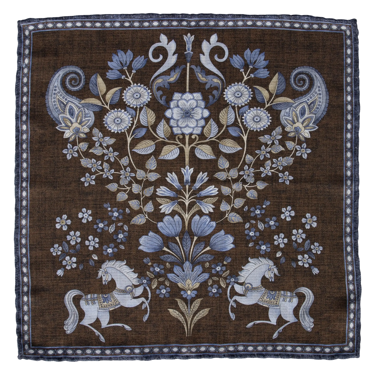 Pocket Square: Horses
