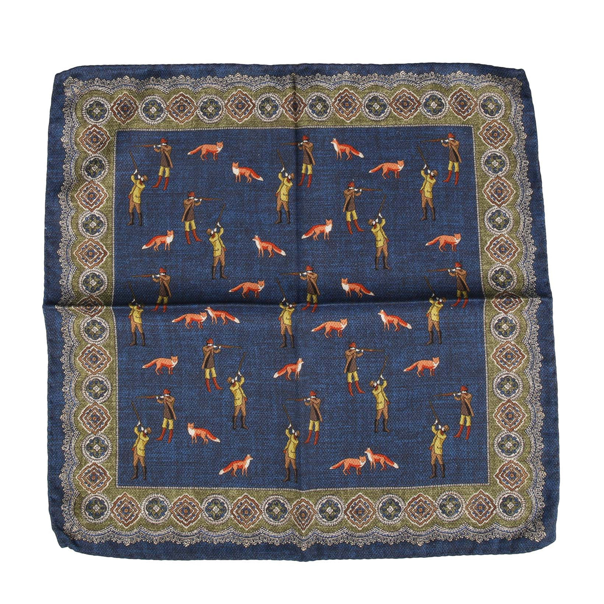 Einstecktuch mit Jägermotiv-C.H.-Conrad Hasselbach Shoes & Garment