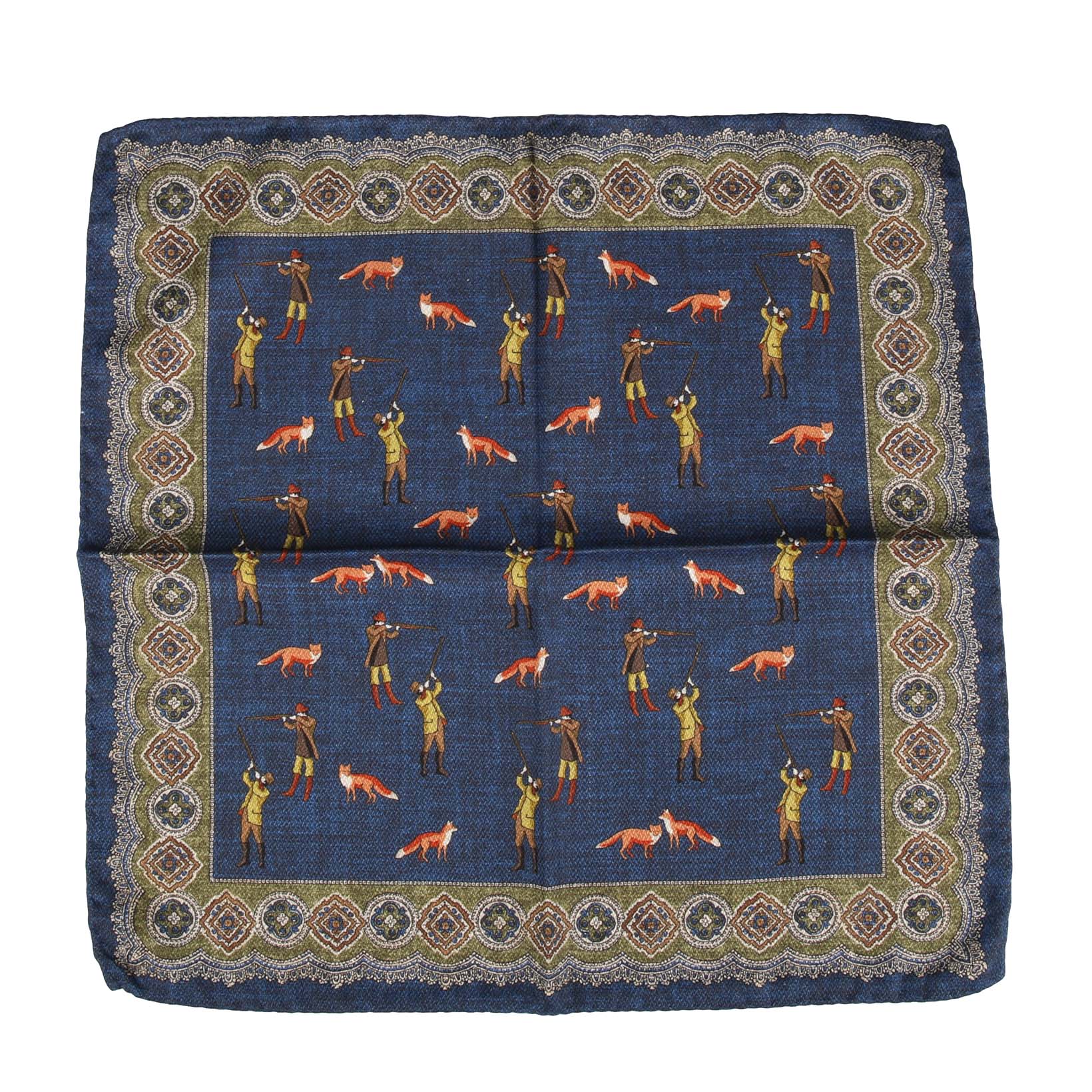 Einstecktuch mit Jägermotiv-C.H.-Conrad Hasselbach Shoes & Garment