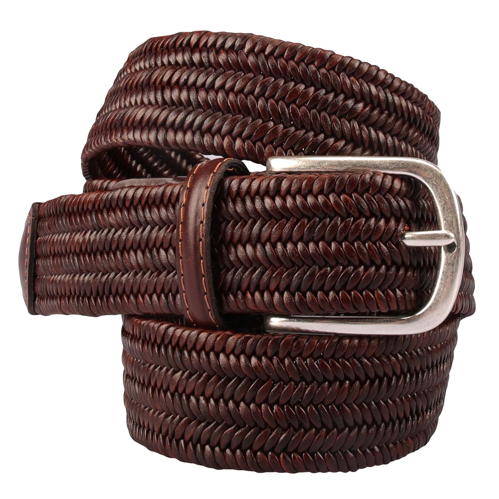 Flechtgürtel aus Leder-Athison-Conrad Hasselbach Shoes & Garment