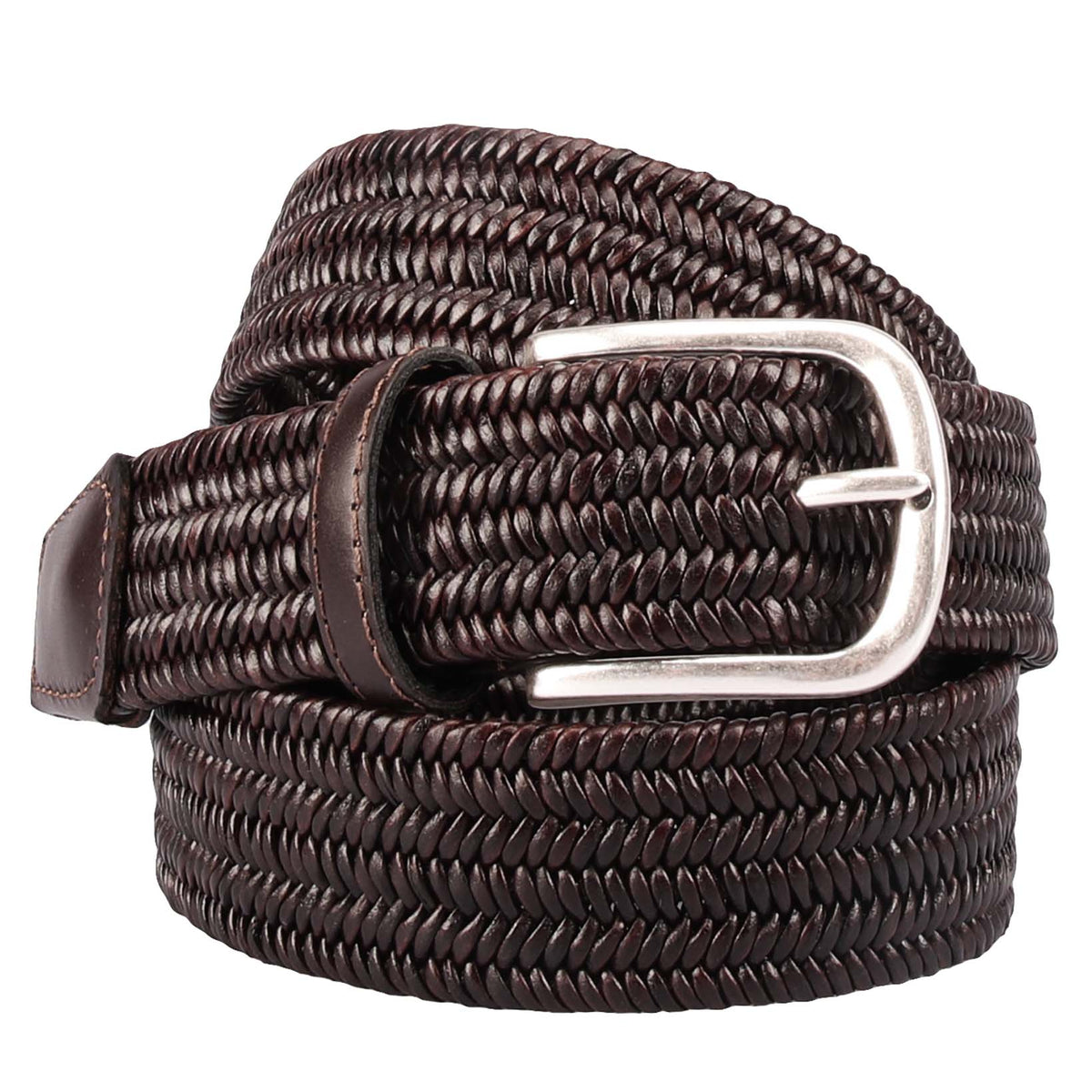 Flechtgürtel aus Leder-Athison-Conrad Hasselbach Shoes & Garment
