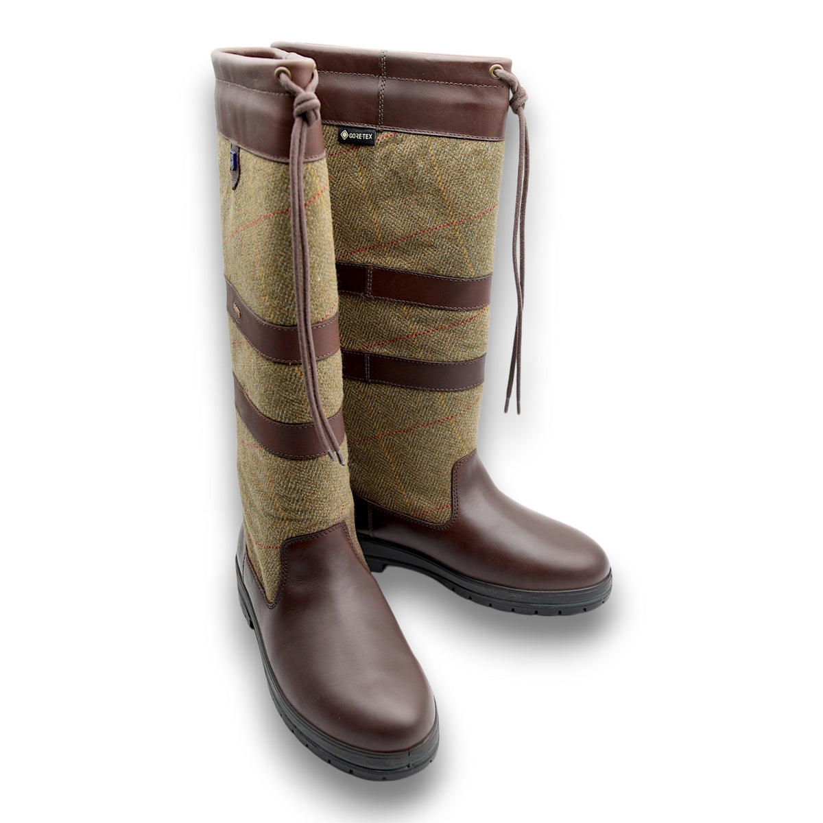 Galway Leder Damenstiefel mit Tweed-Dubarry-Conrad Hasselbach Shoes & Garment