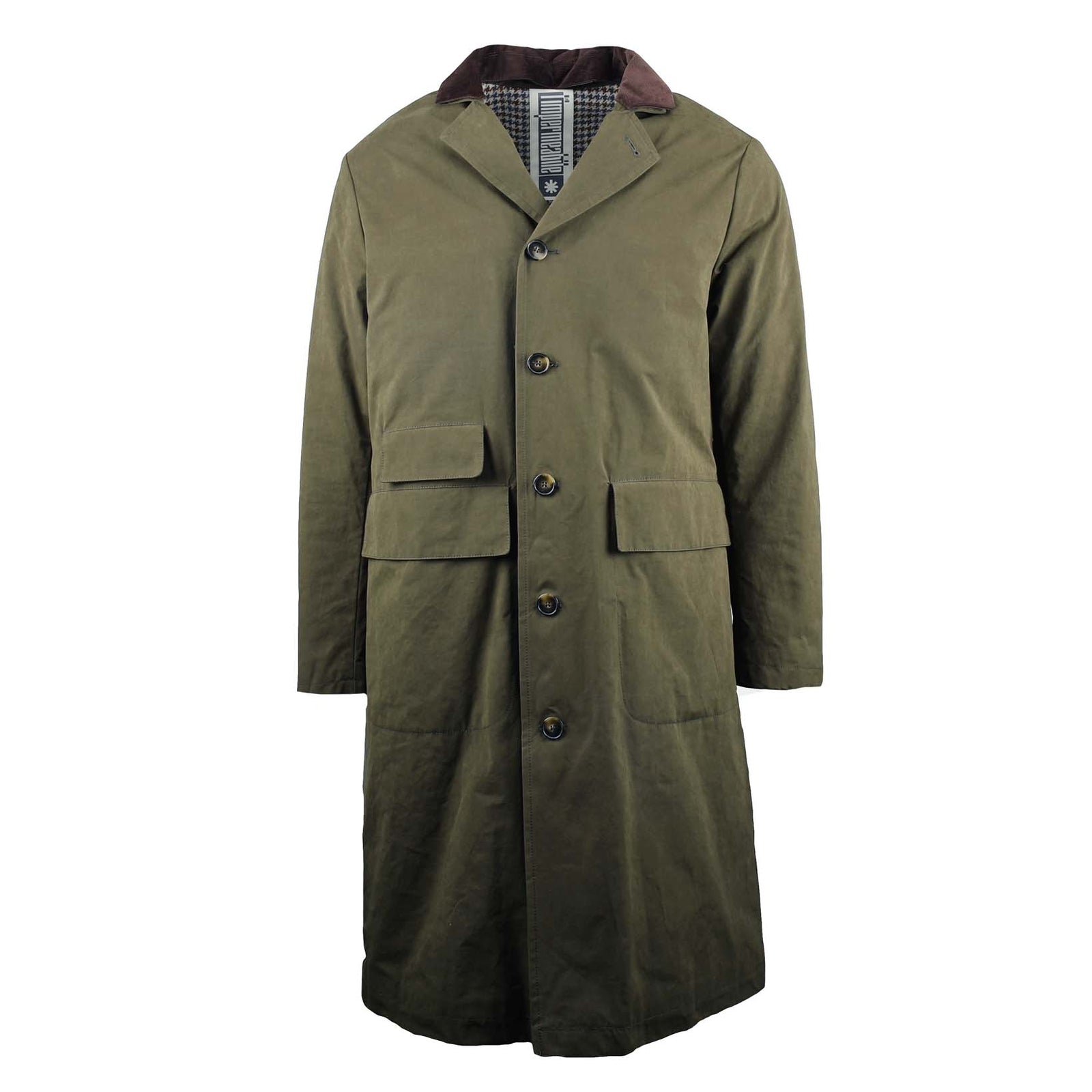 Gewachster Mantel mit Tweedfutter-L'Impermeabile-Conrad Hasselbach Shoes & Garment