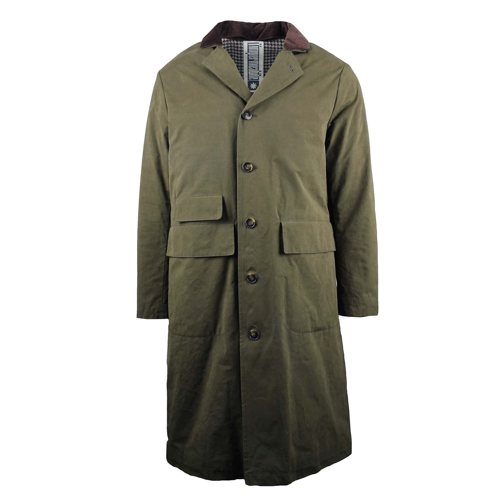 Gewachster Mantel mit Tweedfutter-L'Impermeabile-Conrad Hasselbach Shoes & Garment