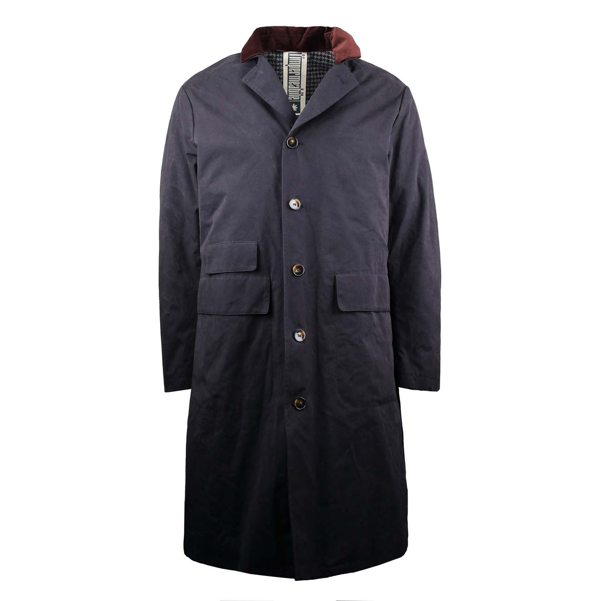Gewachster Mantel mit Tweedfutter-L'Impermeabile-Conrad Hasselbach Shoes &amp; Garment