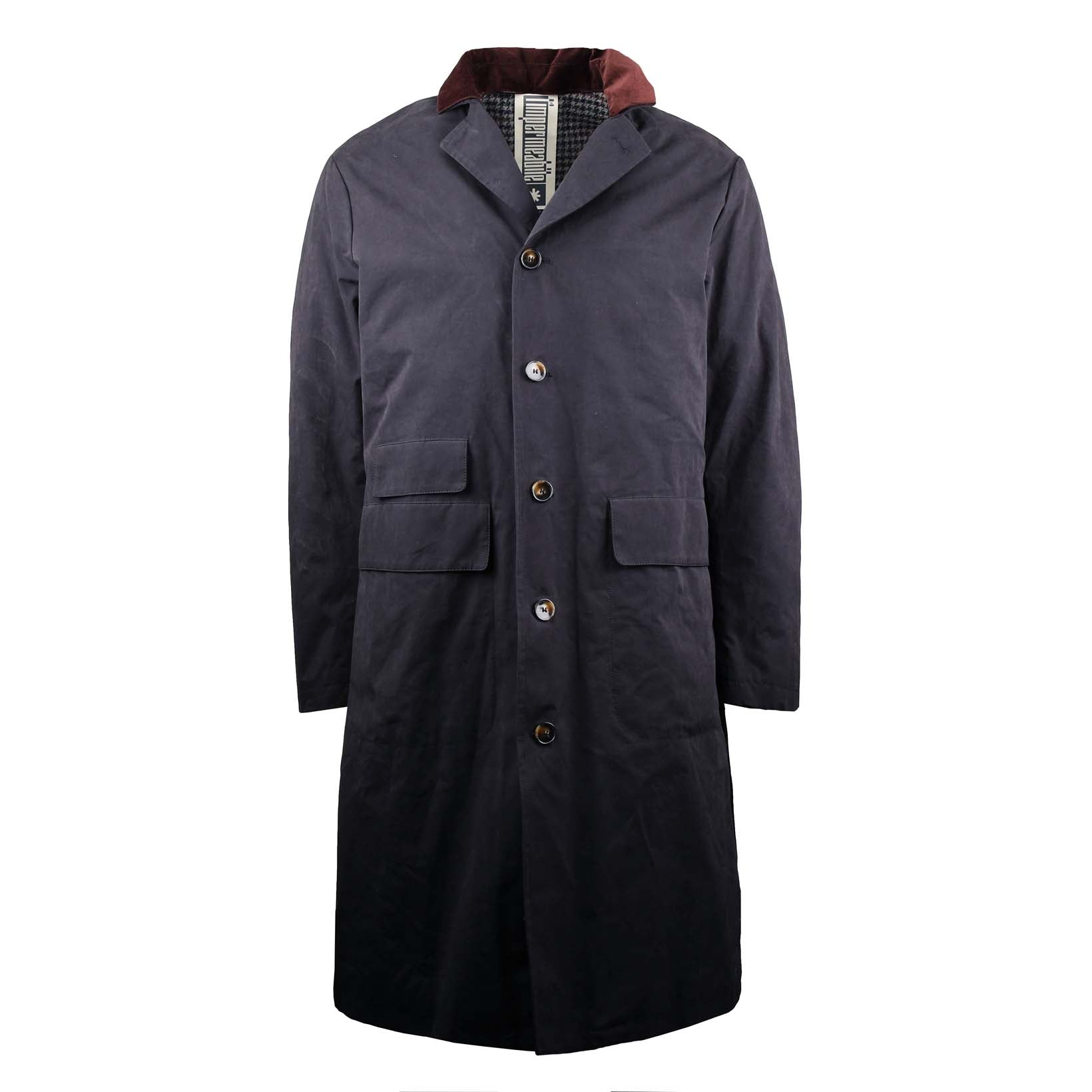 Gewachster Mantel mit Tweedfutter-L'Impermeabile-Conrad Hasselbach Shoes & Garment