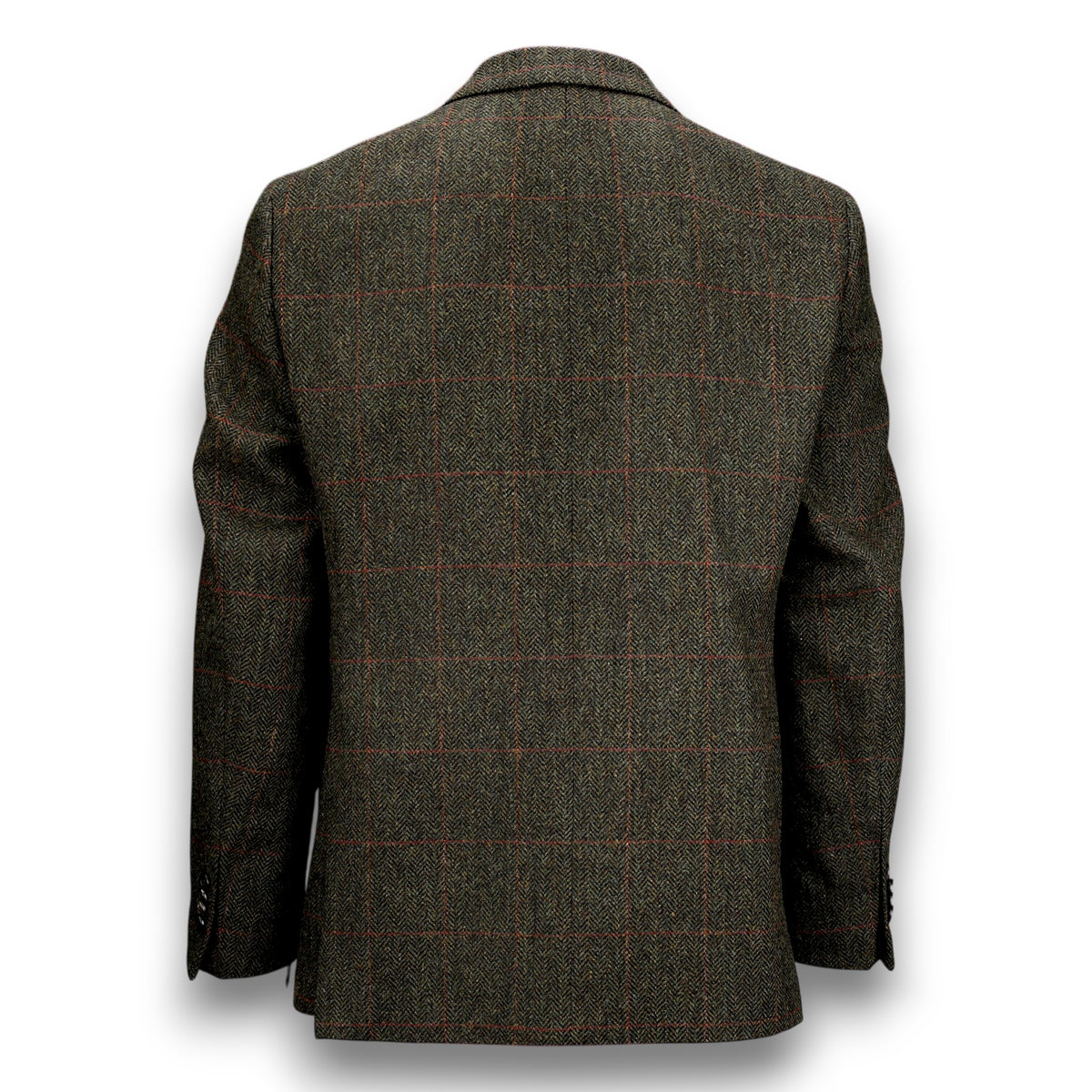 Herringbone Tweedjackett mit Überkaro-Sheppard & Jones-Conrad Hasselbach Shoes & Garment