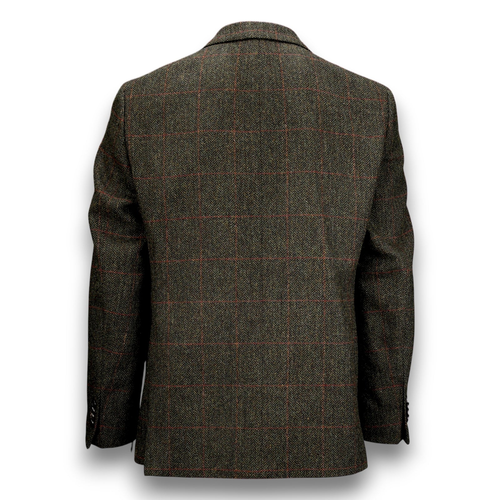 Herringbone Tweedjackett mit Überkaro-Sheppard & Jones-Conrad Hasselbach Shoes & Garment